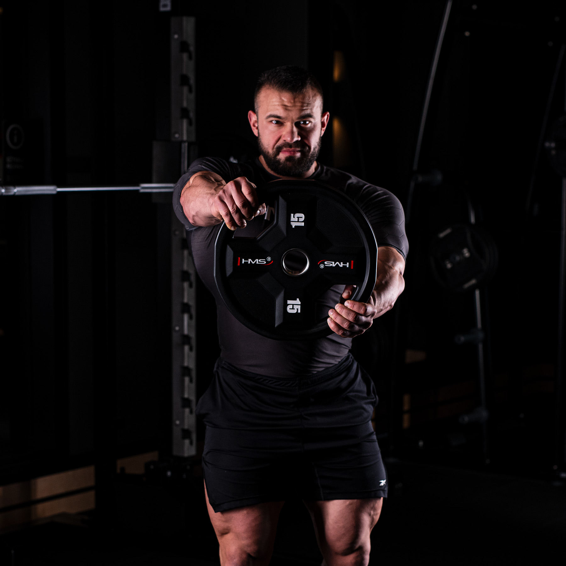 Olympijský polyuretanový kotouč HMS TPC15 15 kg