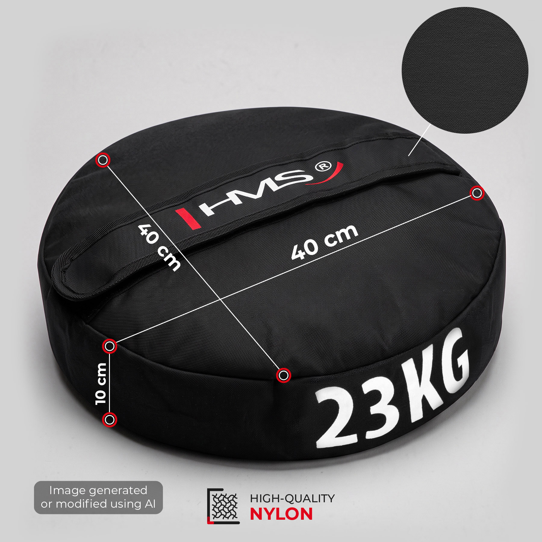 Sandbag HMS Strongman WSN23 1-23 kg - prázdný