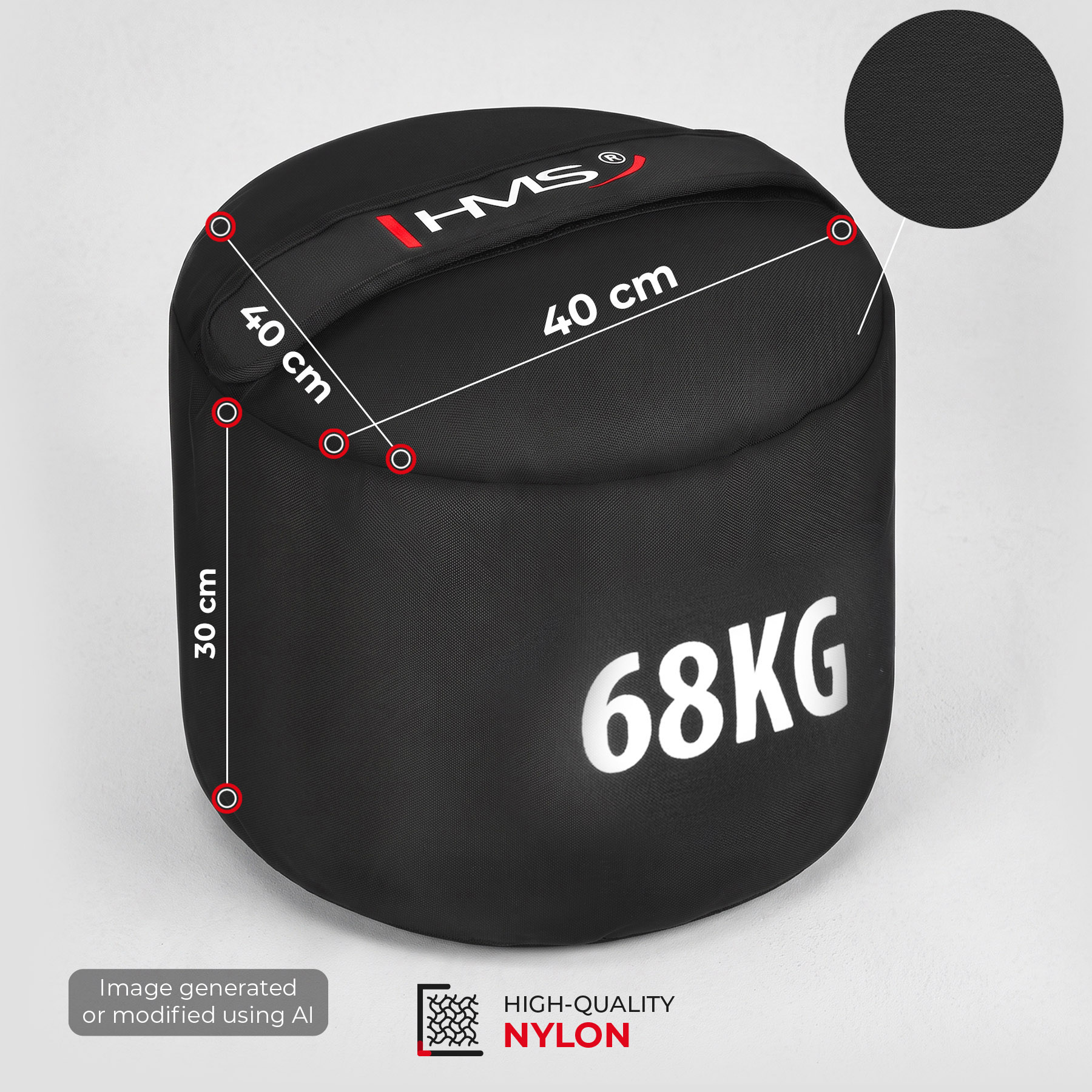 Sandbag HMS Strongman WSN68 1-68 kg - prázdný
