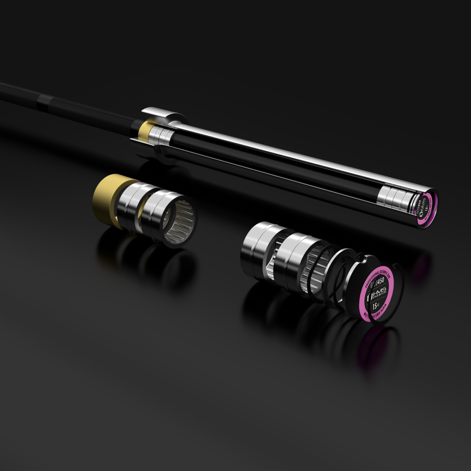 Osa pro funkční trénink HMS Premium GCF450 210 cm x 50 mm