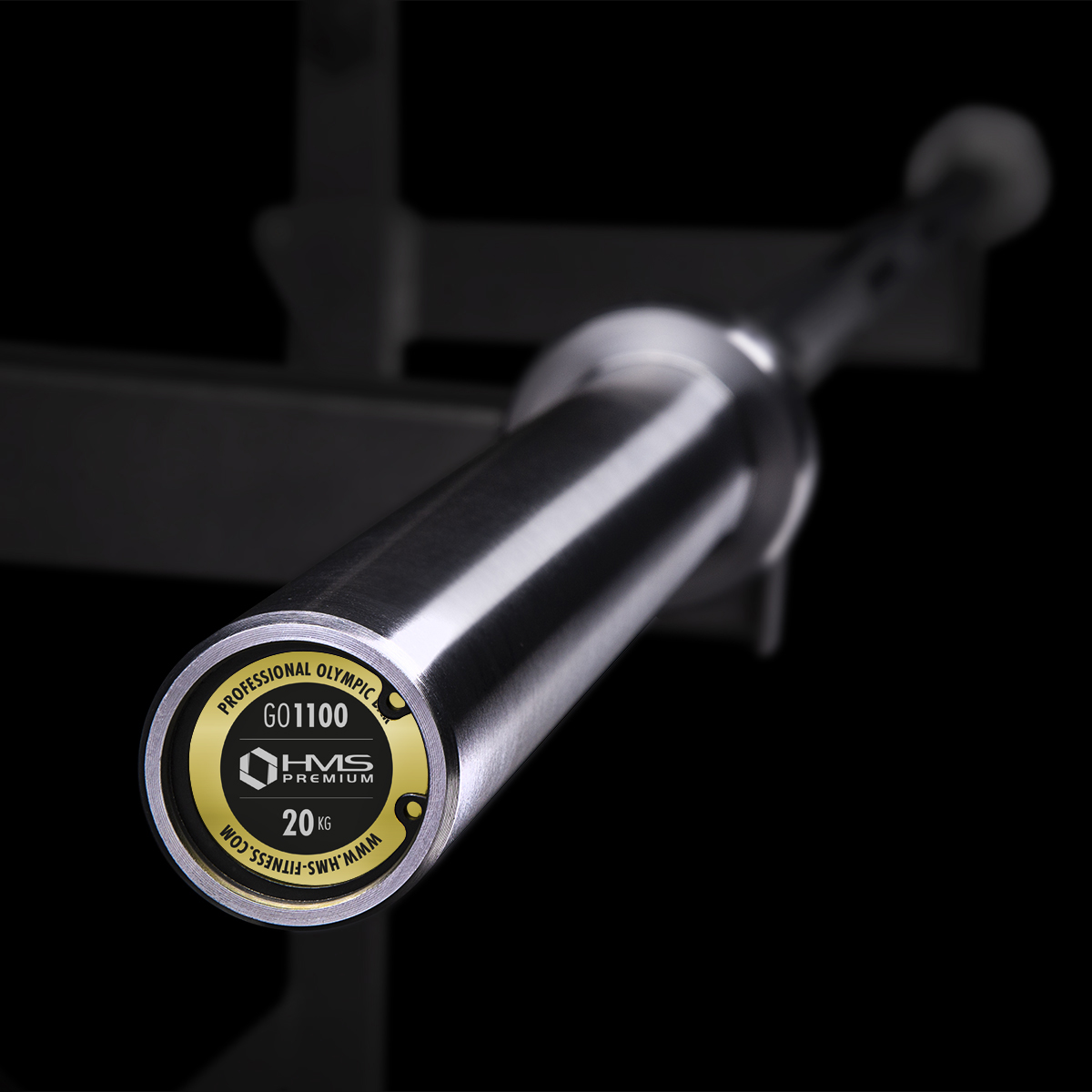 Olympijská osa HMS PREMIUM GO1100 220 cm x 50 mm + rychlouzávěry ZG1500