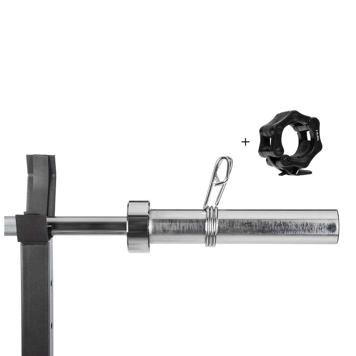 Olympijská osa lomená HMS Premium GOL200 150 x 5 cm + ZG1000