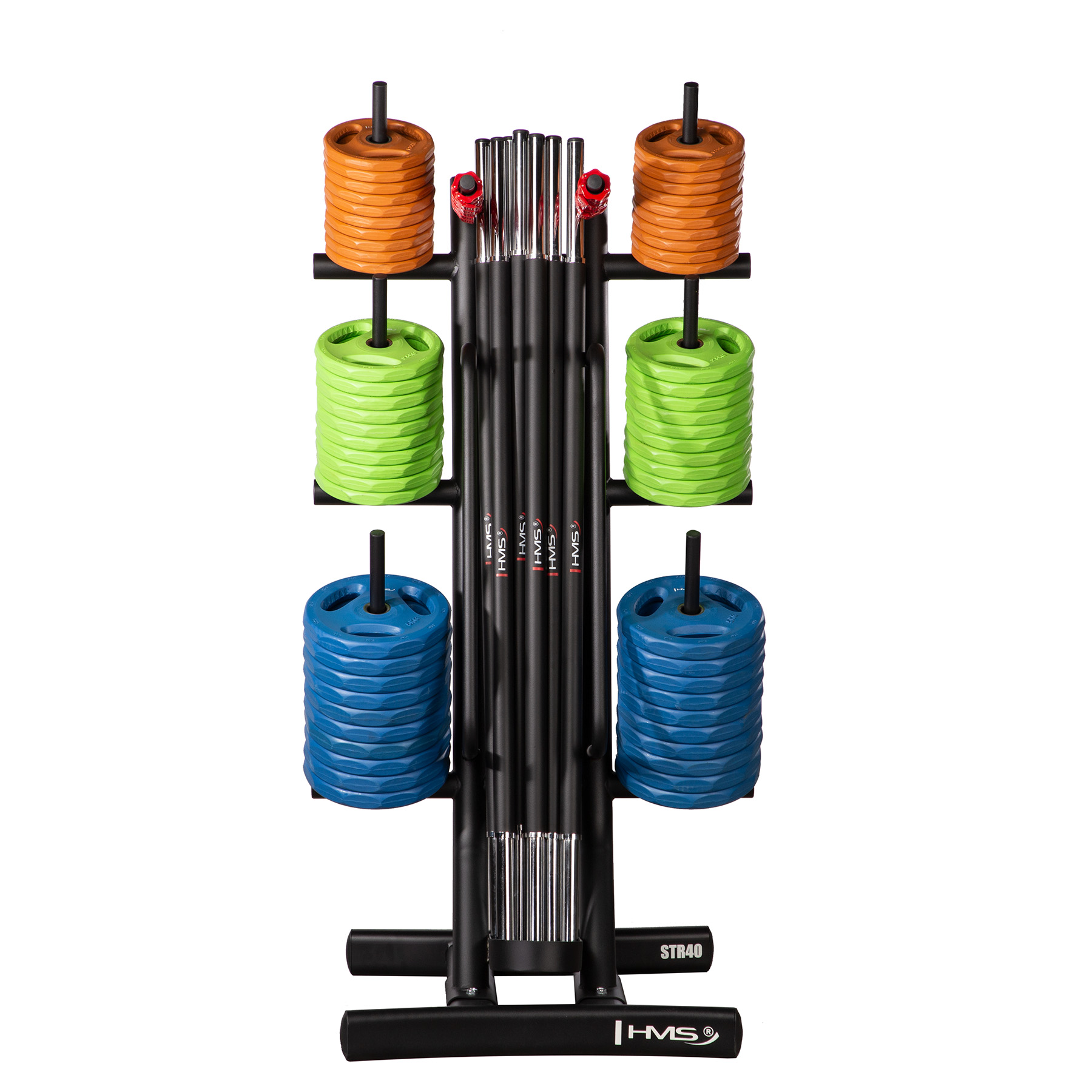 Sestava 10 sad na Body pump HMS SBP22 a stojanu STR40
