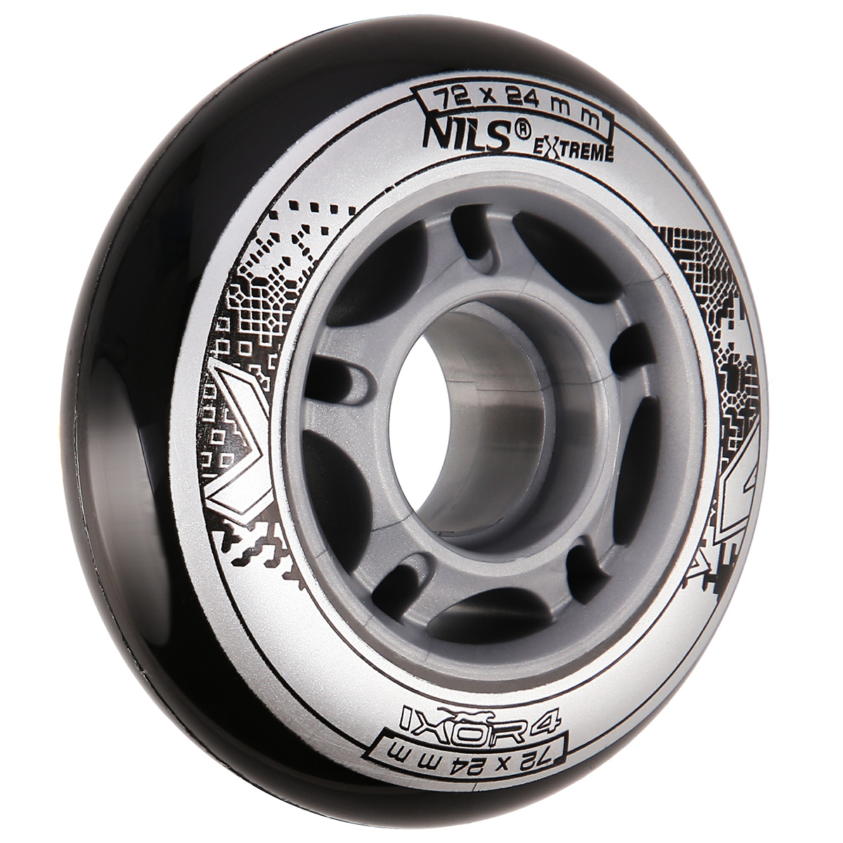 KOLEČKA NILS EXTREME PU 72x24 ČERNÉ (4KS)
