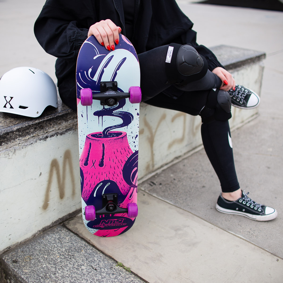 Skateboard NILS Extreme CR3108 Volcano