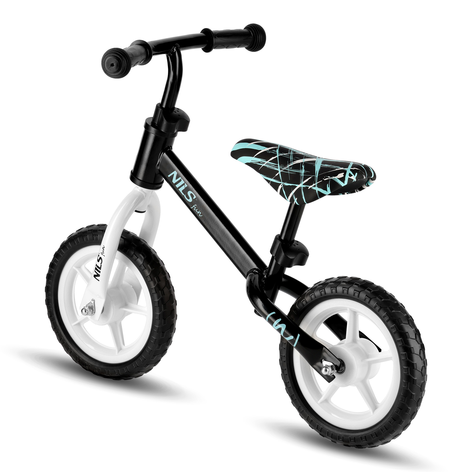 Dětské odrážedlo NILS Fun RB134 10" černé