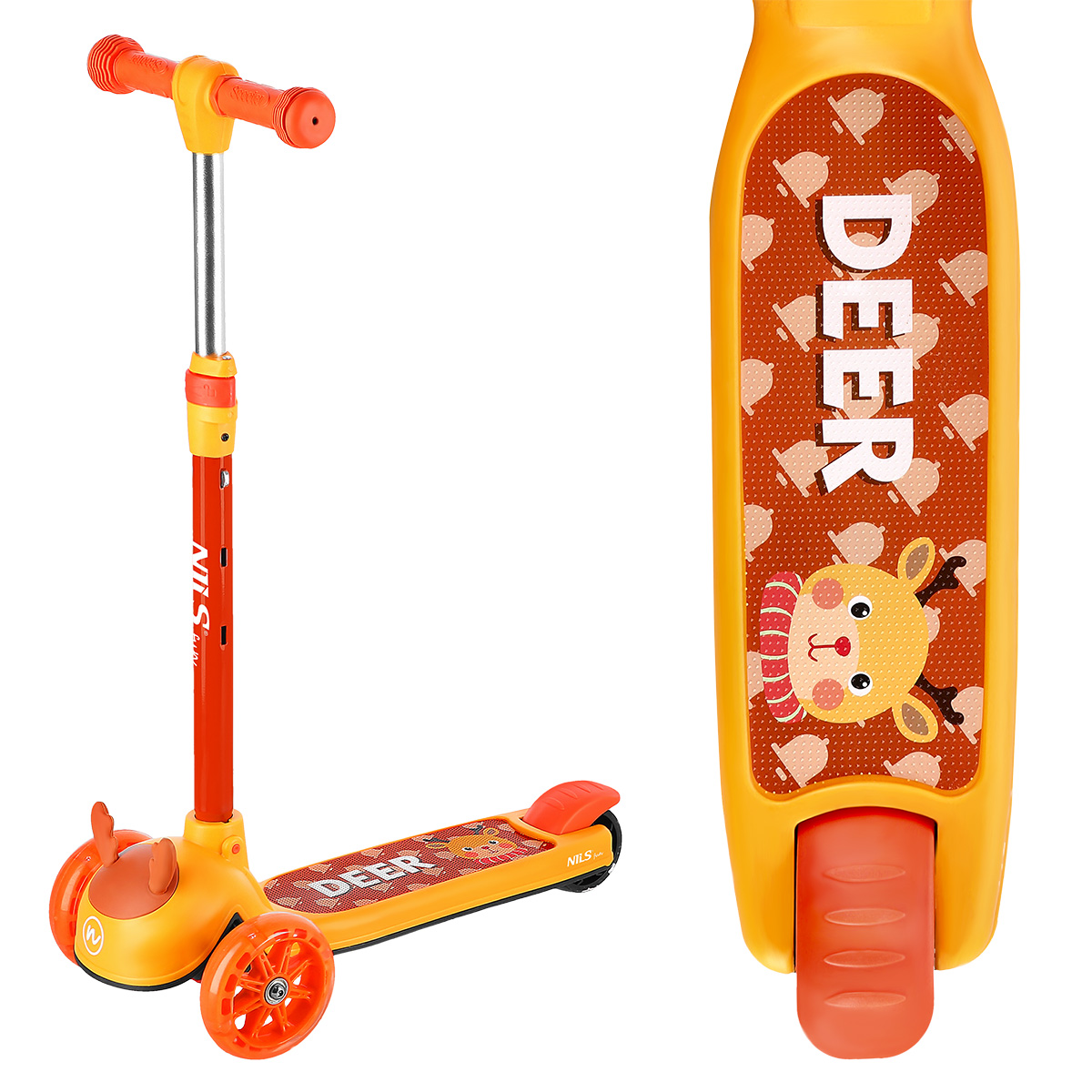 Dětská koloběžka NILS Fun HLB16 Deer