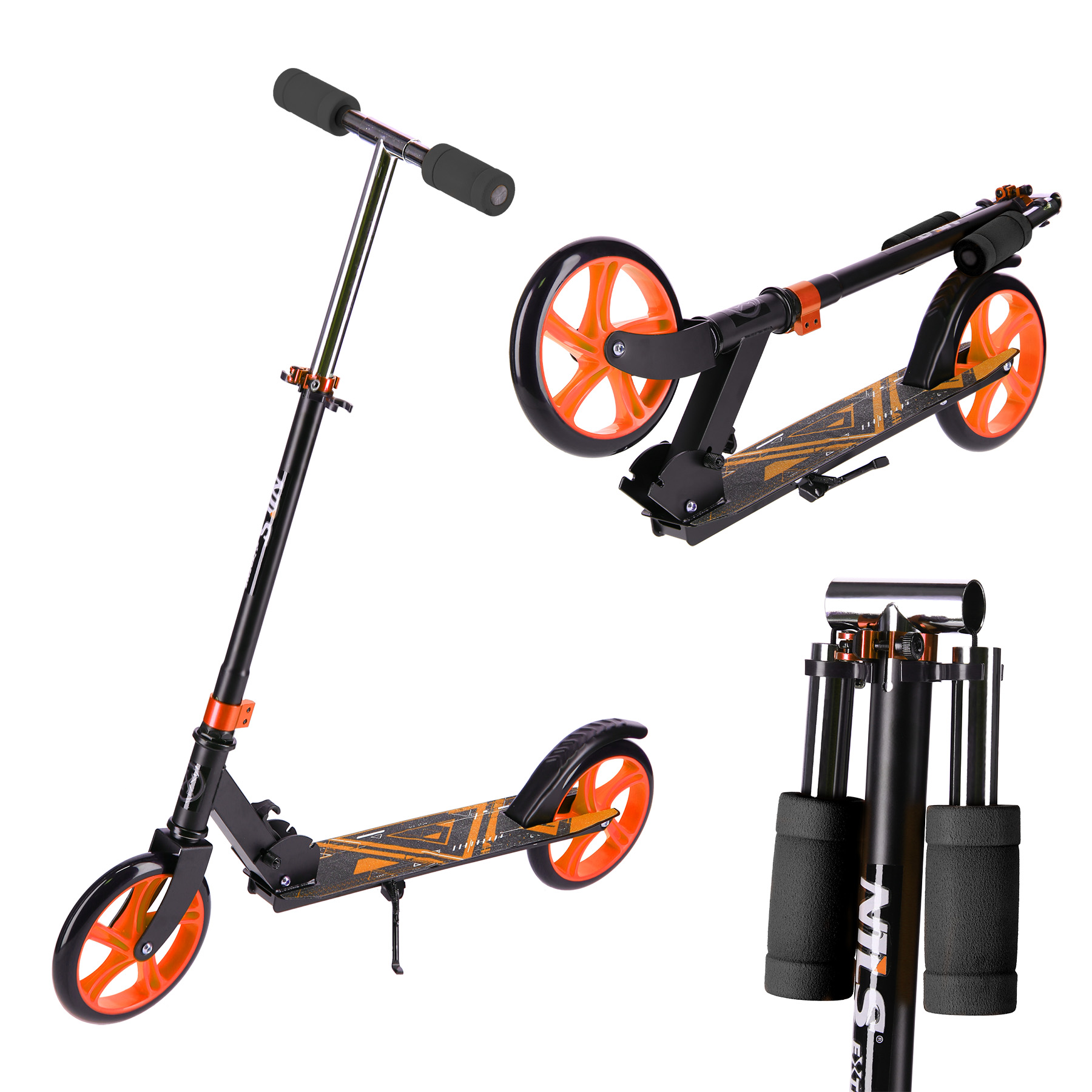 Skládací koloběžka NILS Extreme HM0106 oranžová
