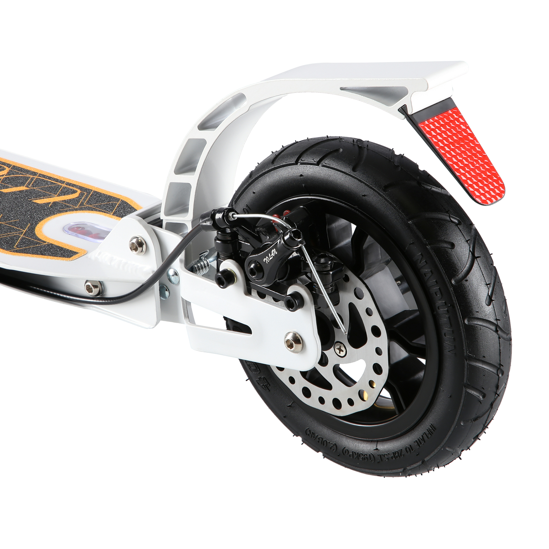Skládací koloběžka NILS Extreme HM209T bílá-zlatá