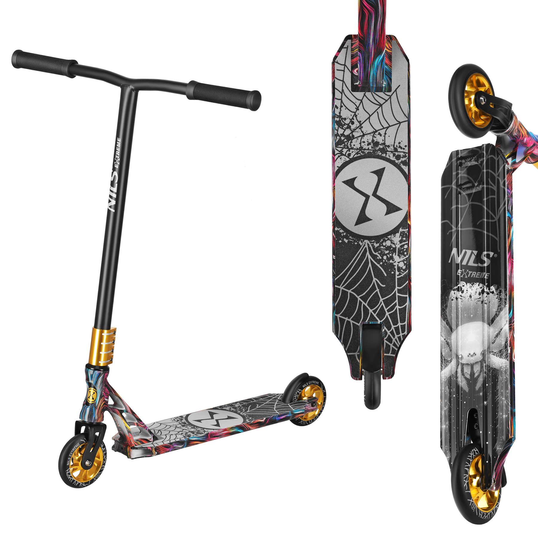 Freestyle koloběžka NILS Extreme HS221 Spider