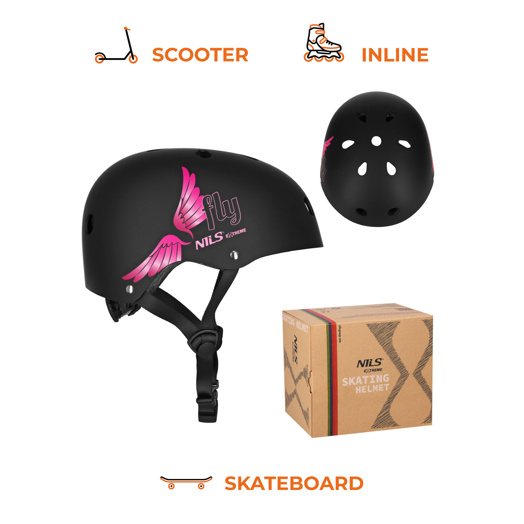 Helma NILS Extreme MTW001 FLY růžová