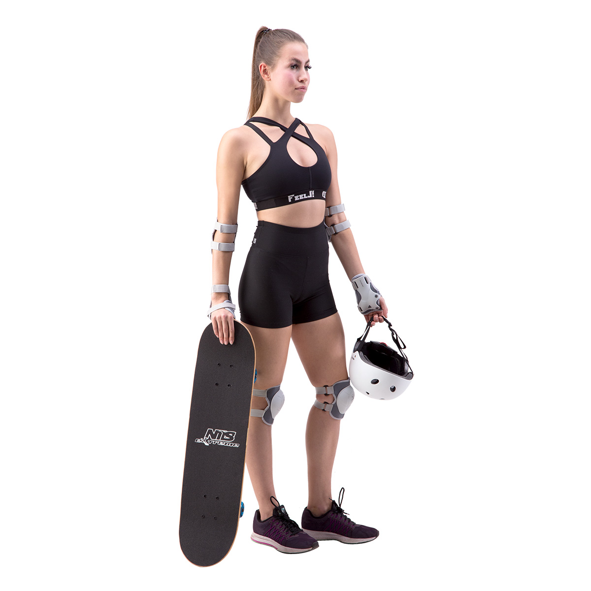 Souprava chráníčů NILS Extreme H704 šedá
