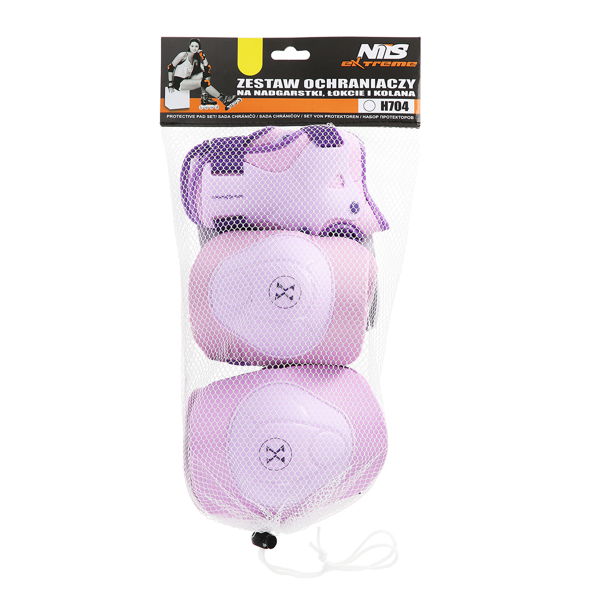 Souprava chráníčů NILS Extreme H704 fialová