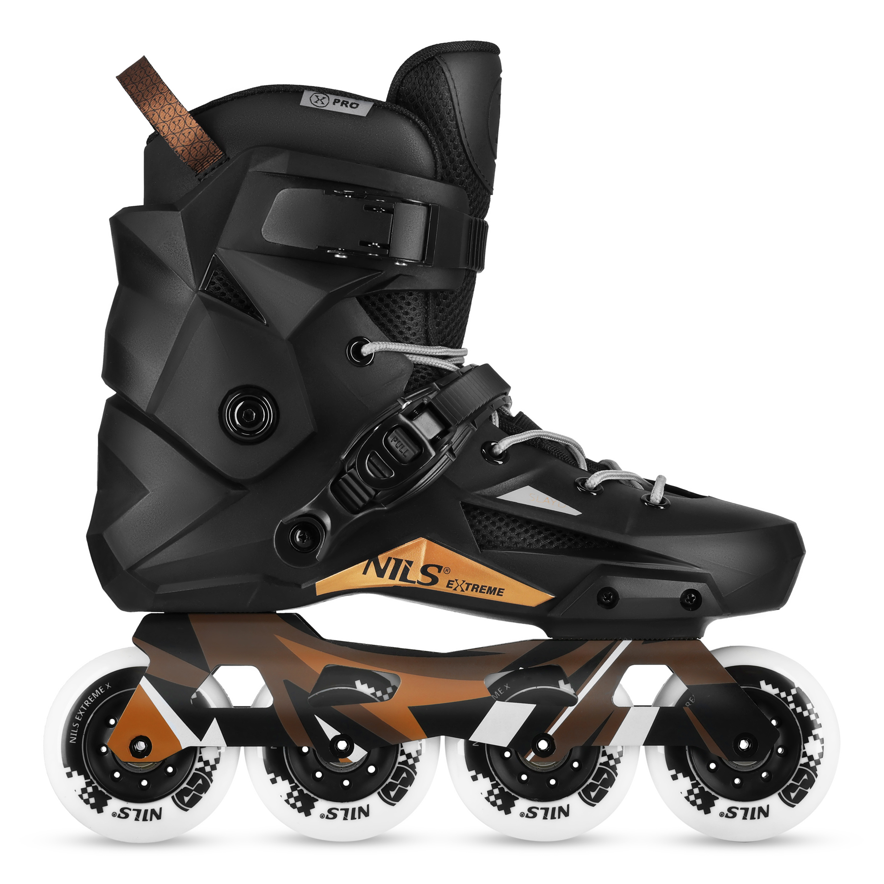 Slalomové brusle NILS Extreme NA1601 Slayd černé