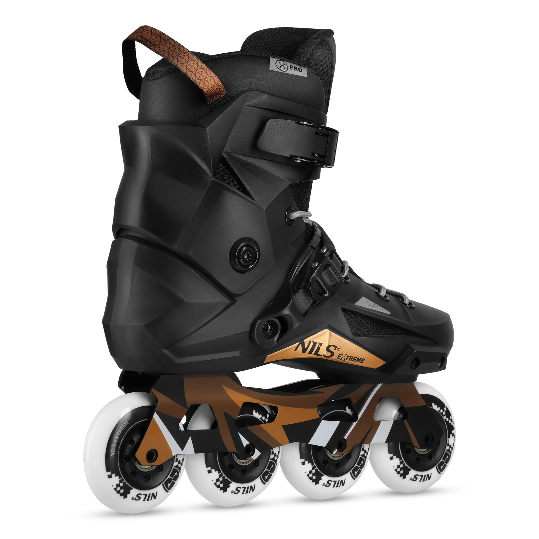 Slalomové brusle NILS Extreme NA1601 Slayd černé
