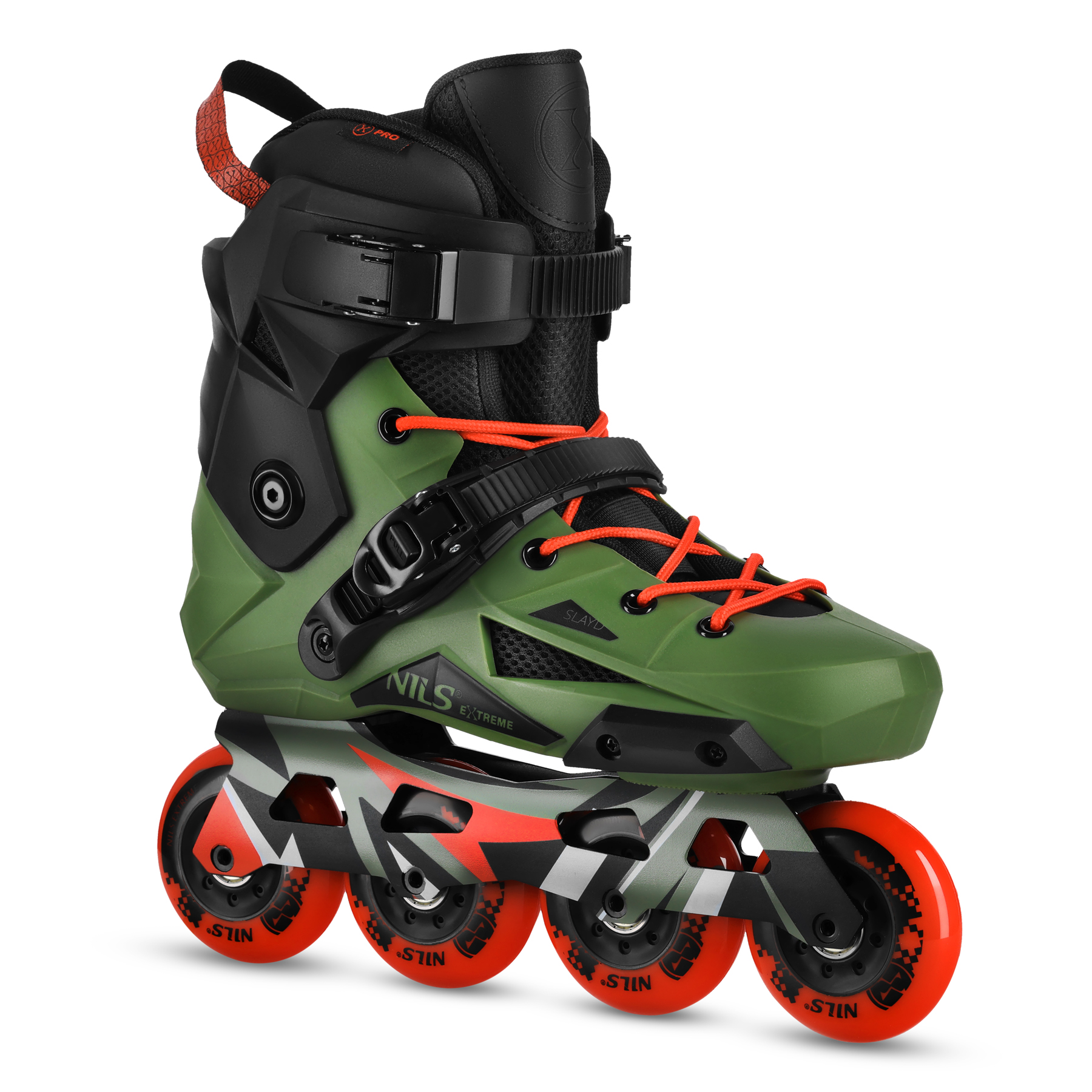 Slalomové brusle NILS Extreme NA1601 Slayd zelené