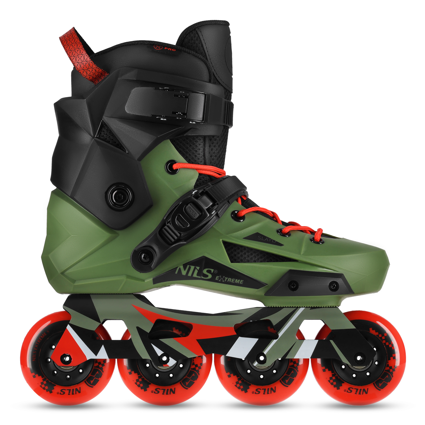 Slalomové brusle NILS Extreme NA1601 Slayd zelené