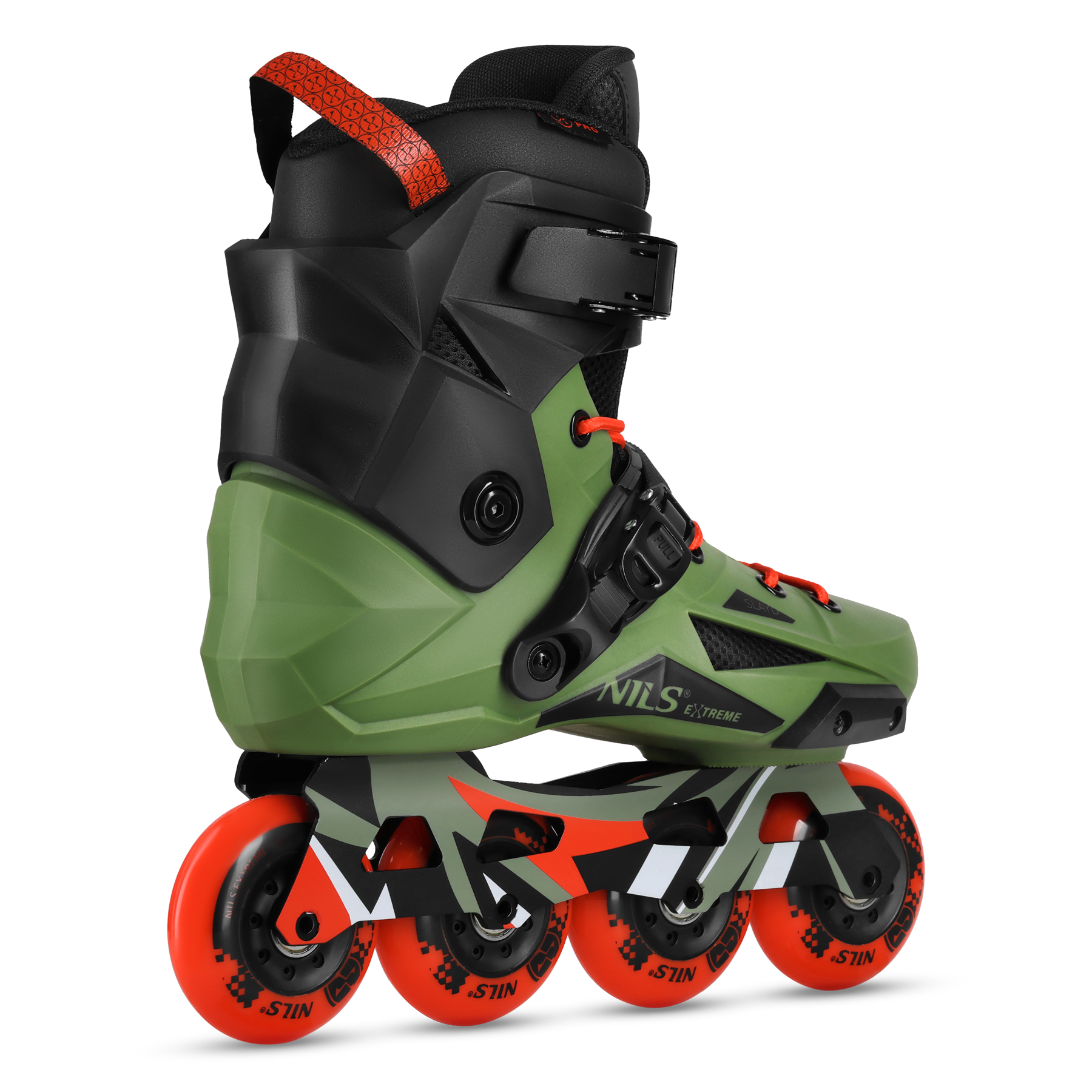 Slalomové brusle NILS Extreme NA1601 Slayd zelené