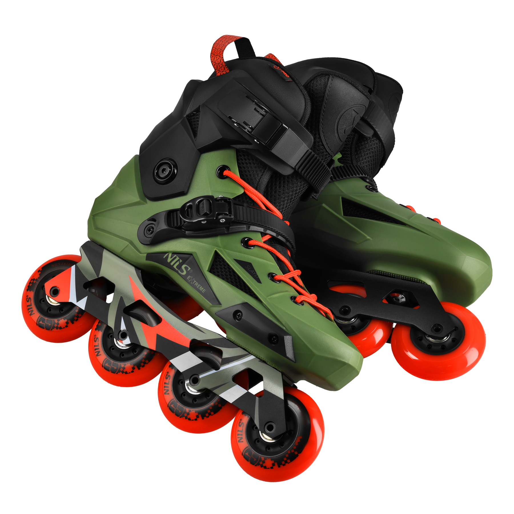 Slalomové brusle NILS Extreme NA1601 Slayd zelené