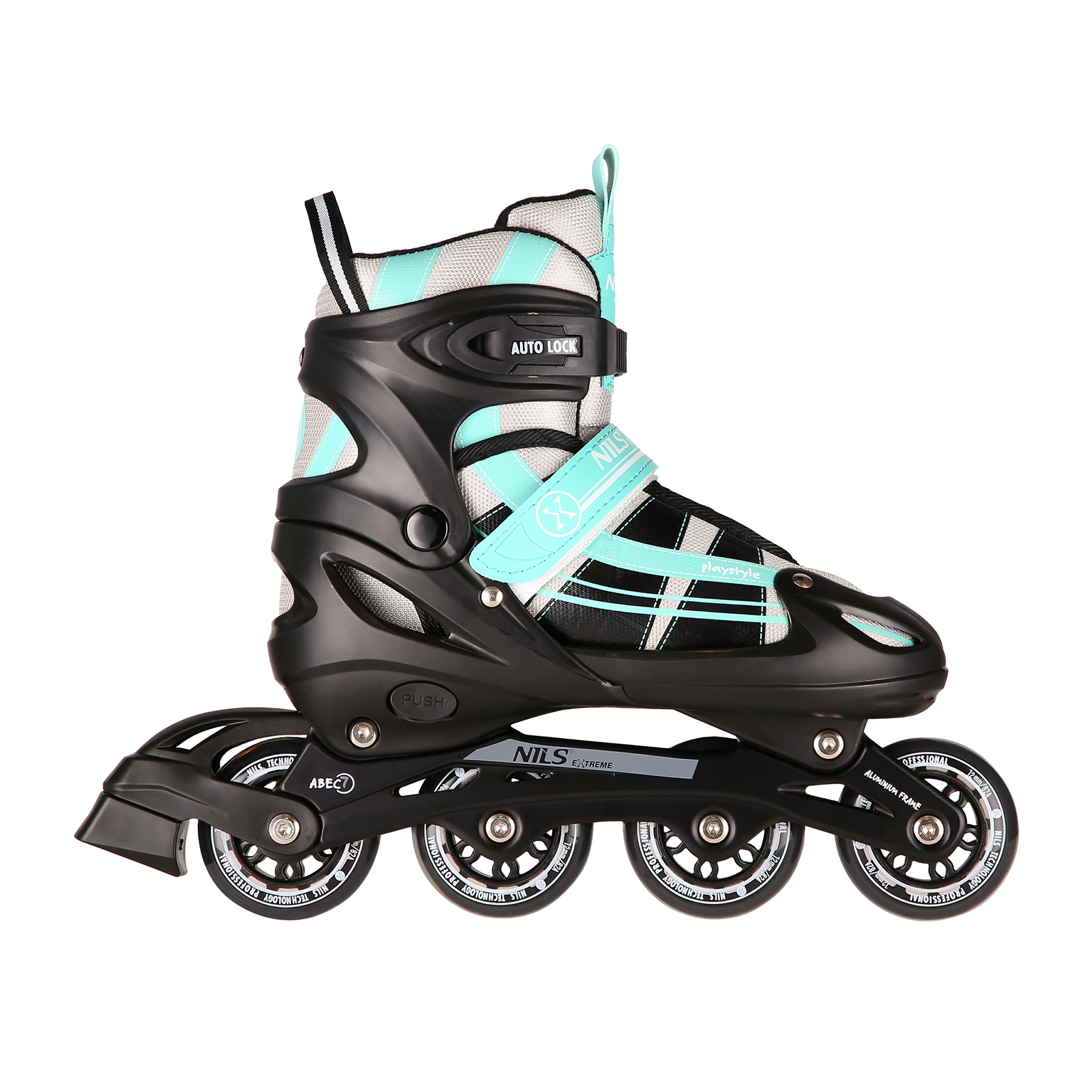 Brusle NILS Extreme NH18366A 2v1 černo-zelené