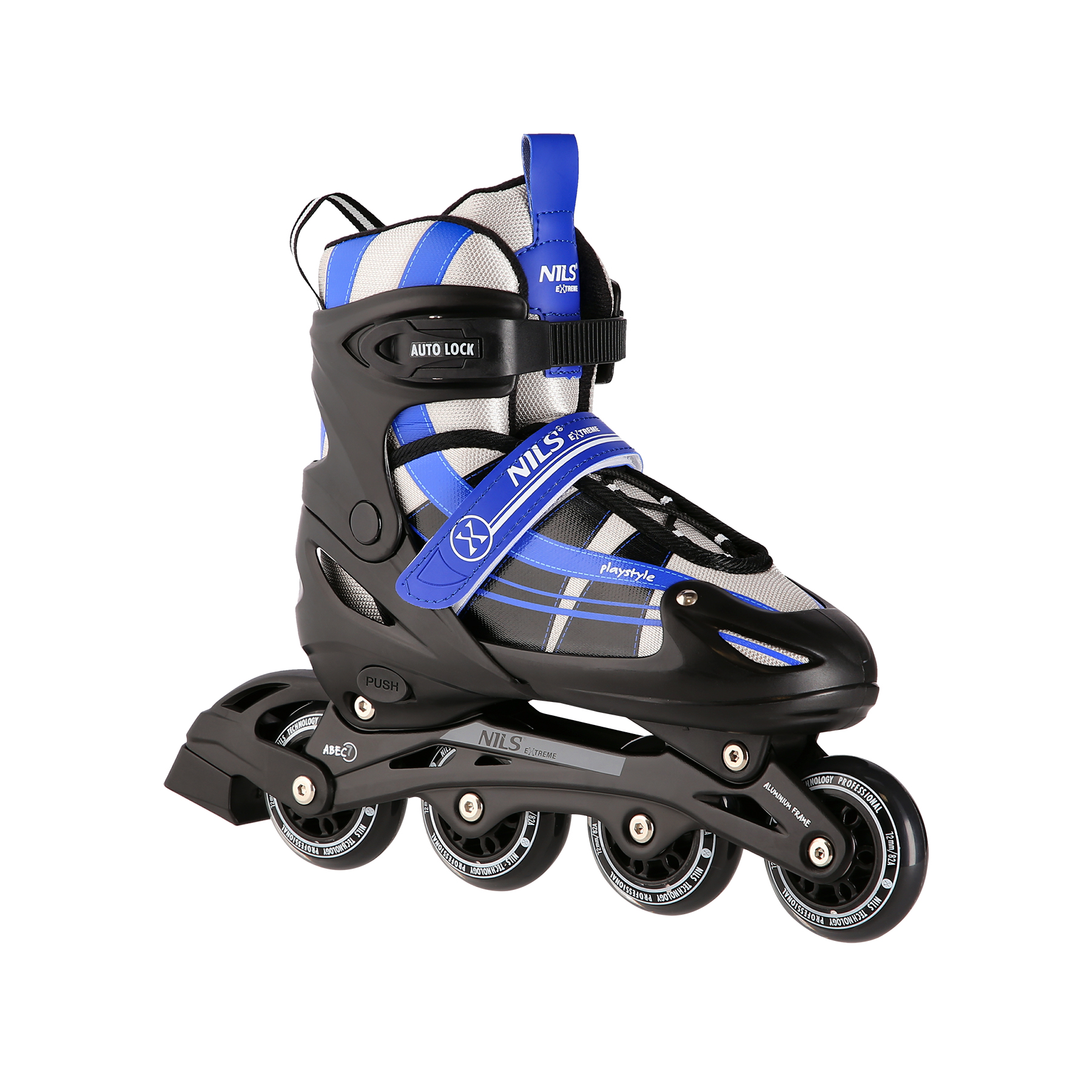 Brusle NILS Extreme NH18366A 2v1 černo-modré