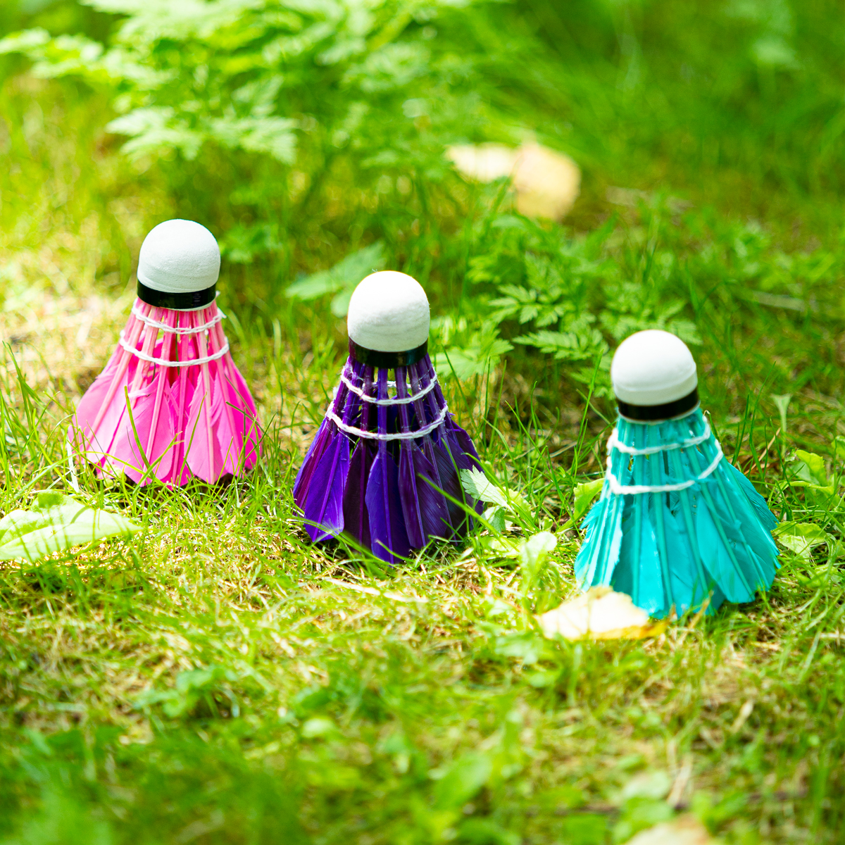 Badmintonové míčky z peří NILS NBL6213 multicolor 3 ks