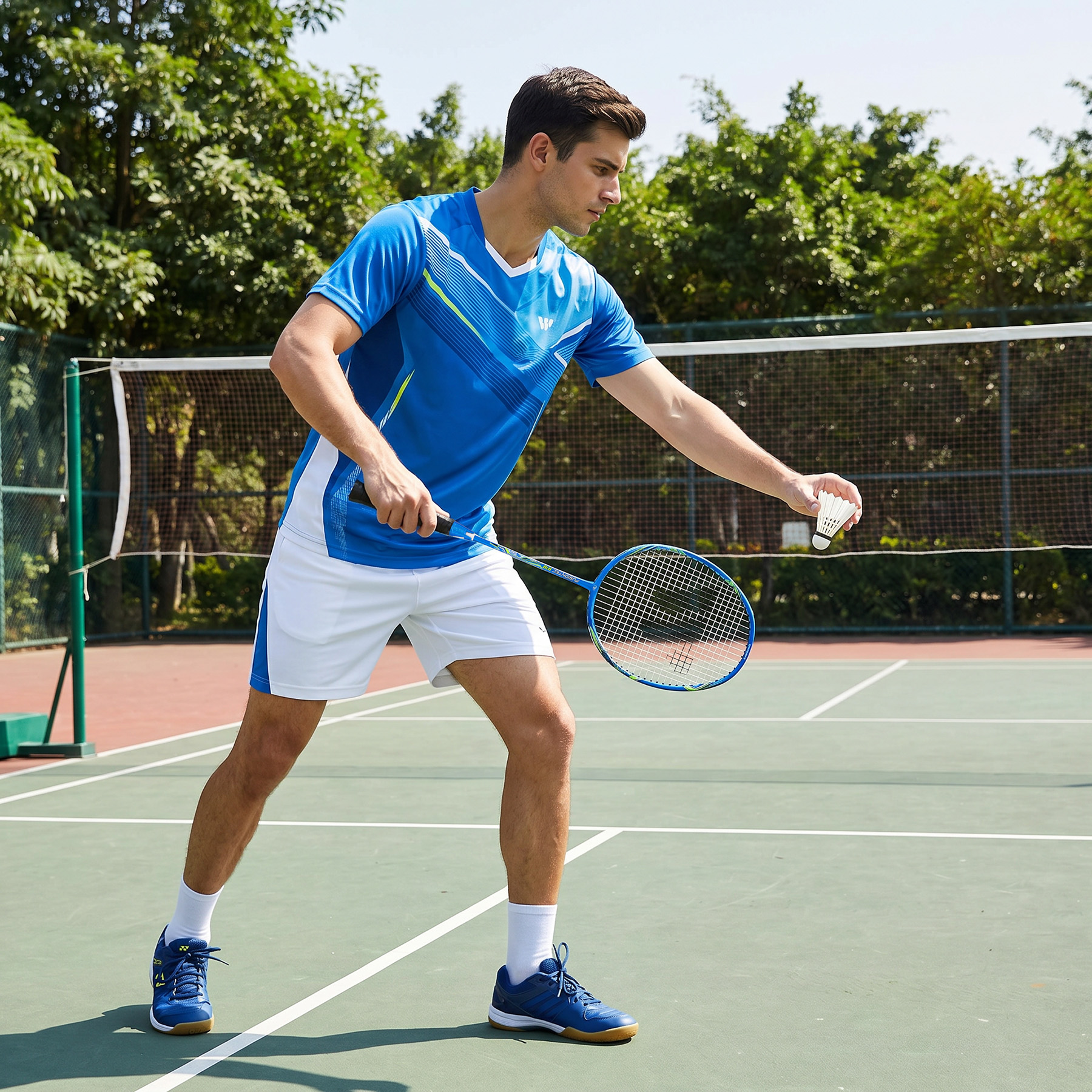 Badmintonová raketa WISH Fusiontec 918