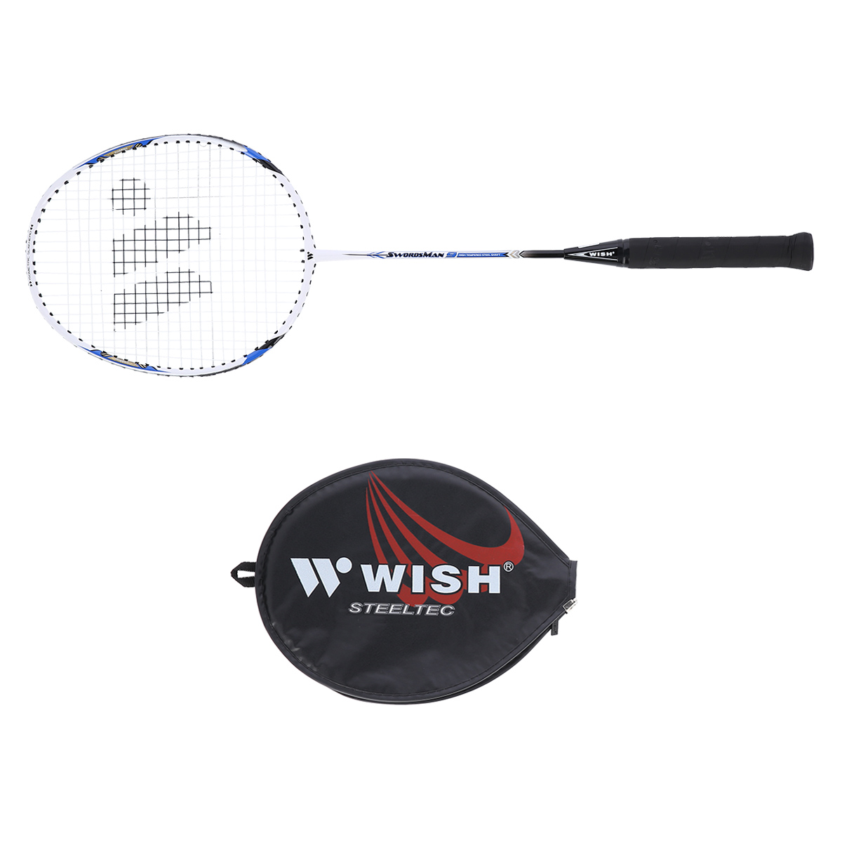 Badmintonová raketa WISH Steeltec 9, modrá