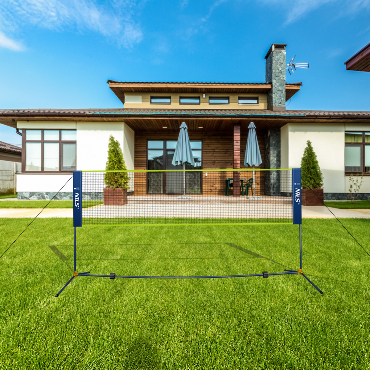 Skládací síť pro badminton NILS NN305