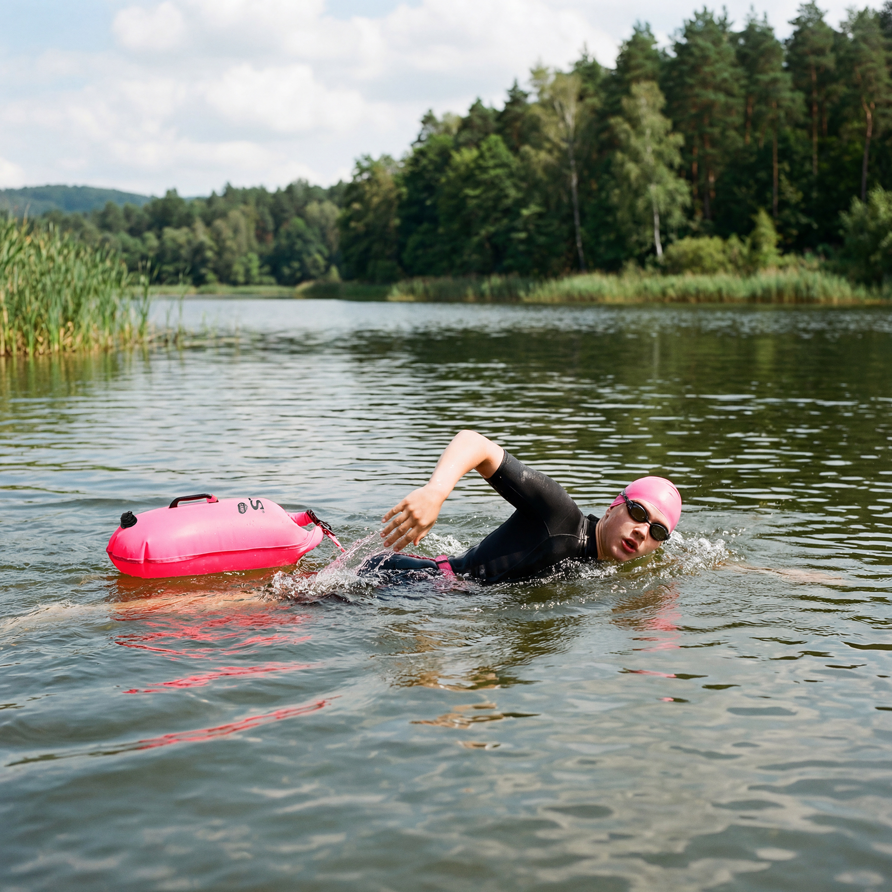 Plavecká bójka NILS Camp NC1772 3v1 růžová