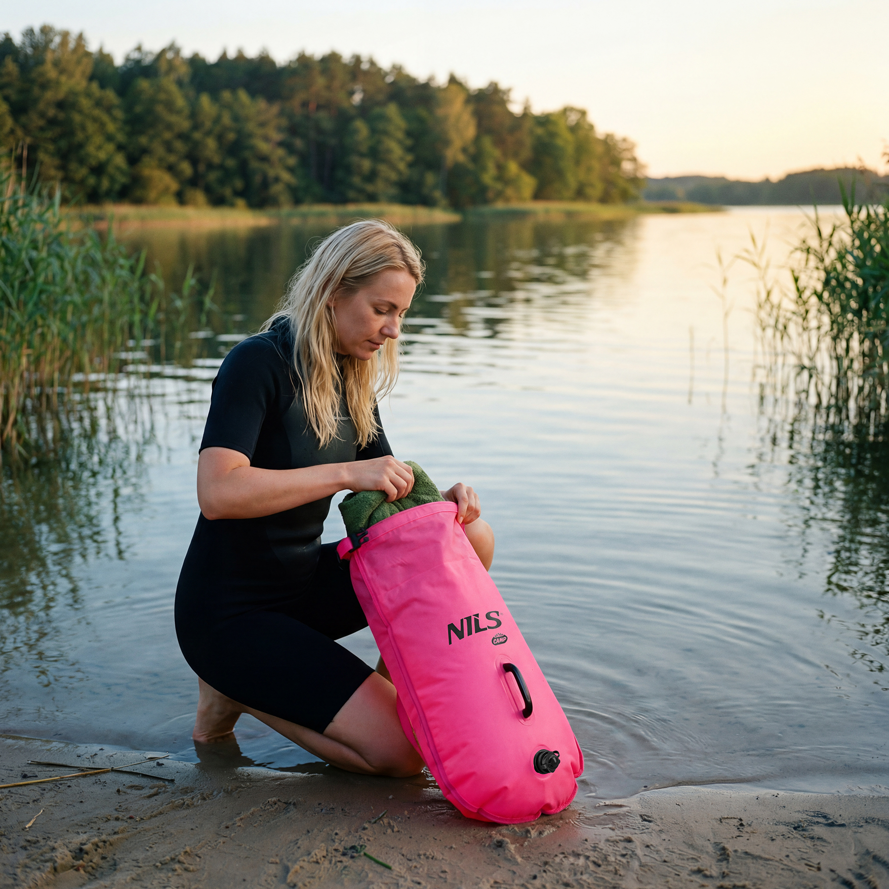 Plavecká bójka NILS Camp NC1772 3v1 růžová