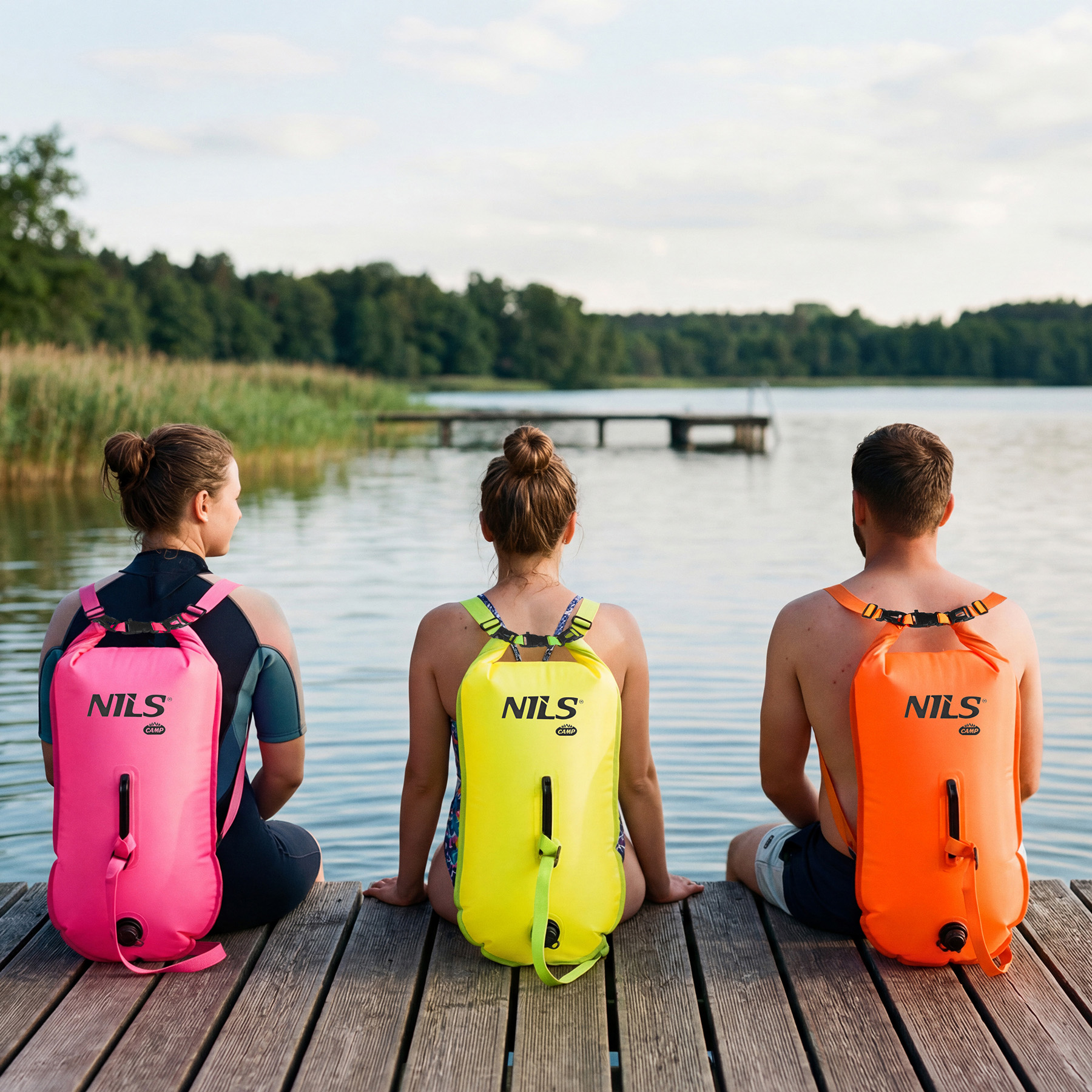 Plavecká bójka NILS Camp NC1772 3v1 růžová