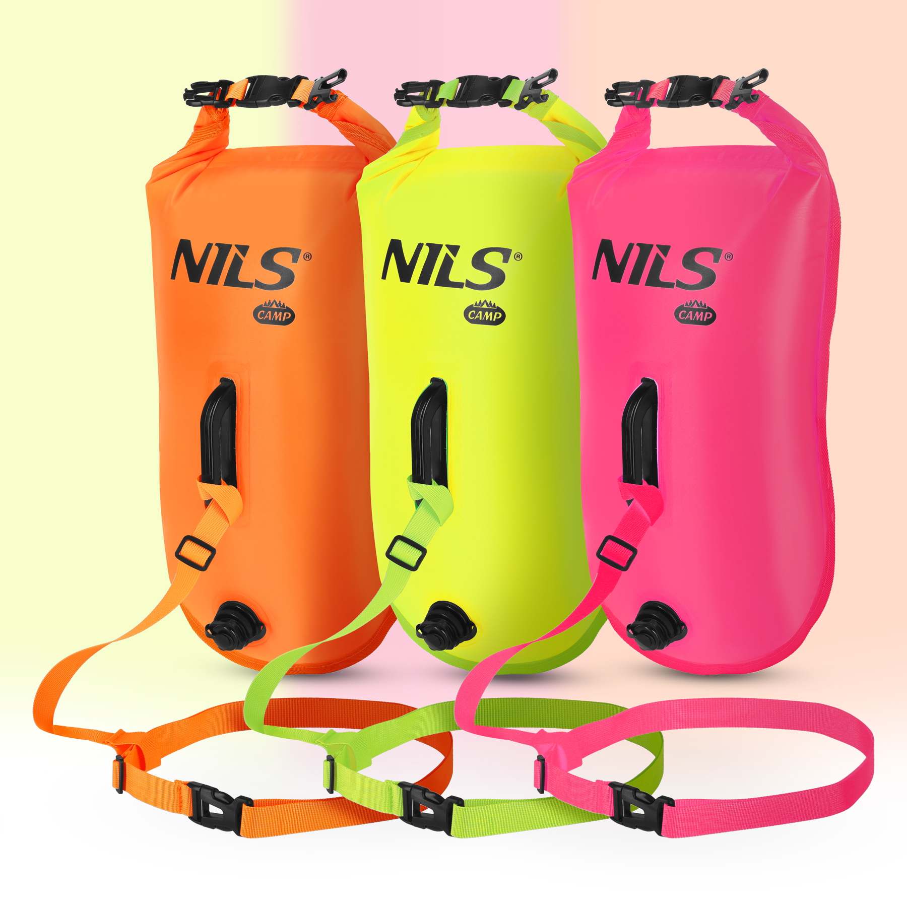 Plavecká bójka NILS Camp NC1772 3v1 růžová