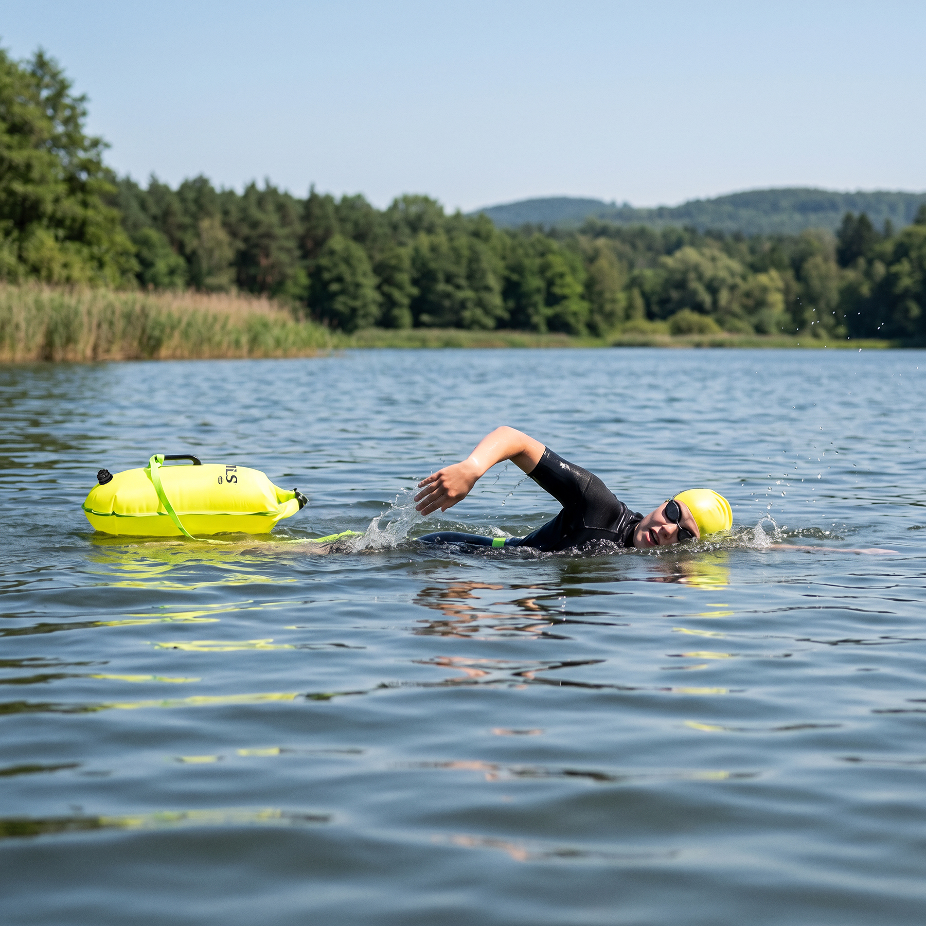 Plavecká bójka NILS Camp NC1772 3v1 žlutá