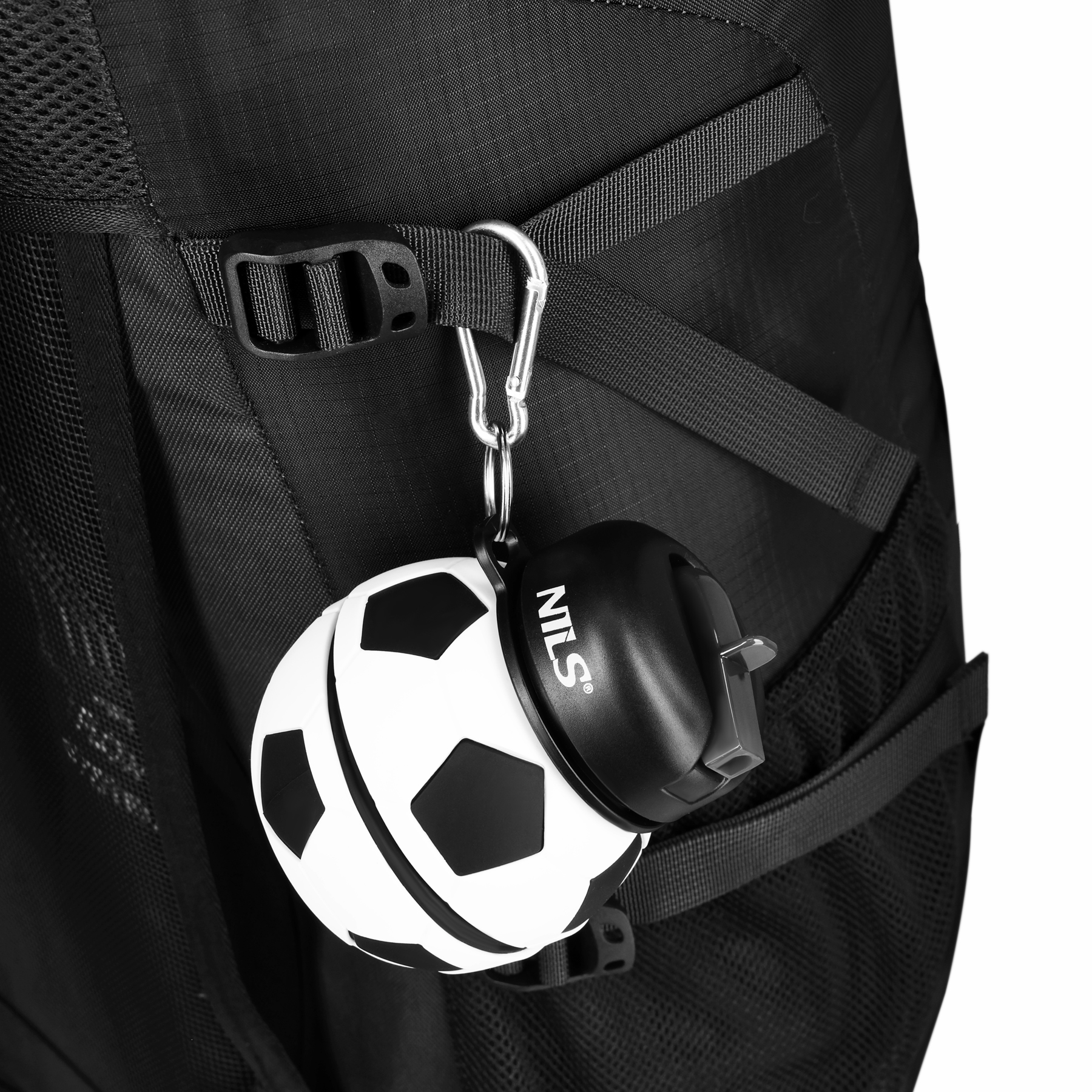 Skládací silikonová láhev NILS Camp NC4104 550ml fotbal