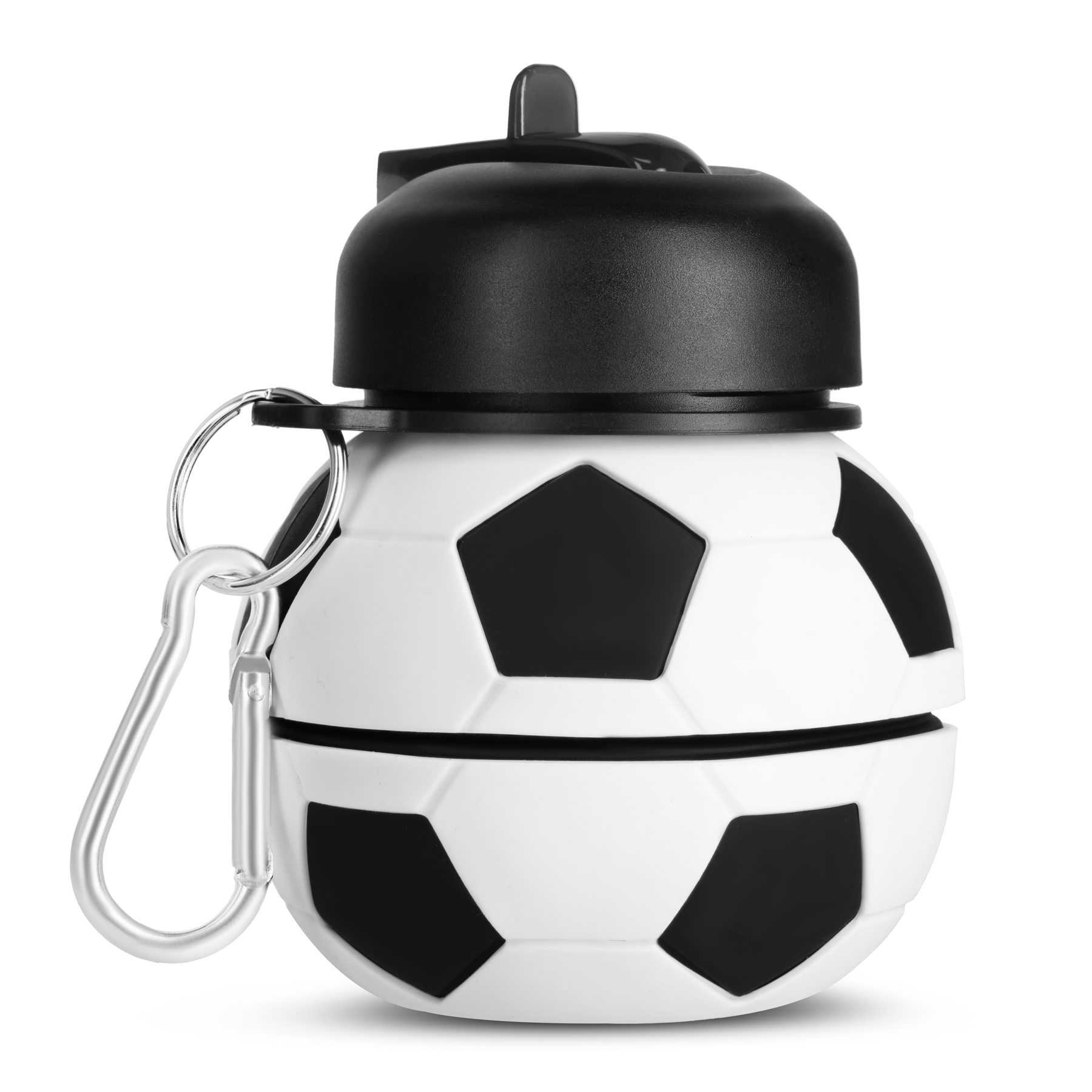 Skládací silikonová láhev NILS Camp NC4104 550ml fotbal