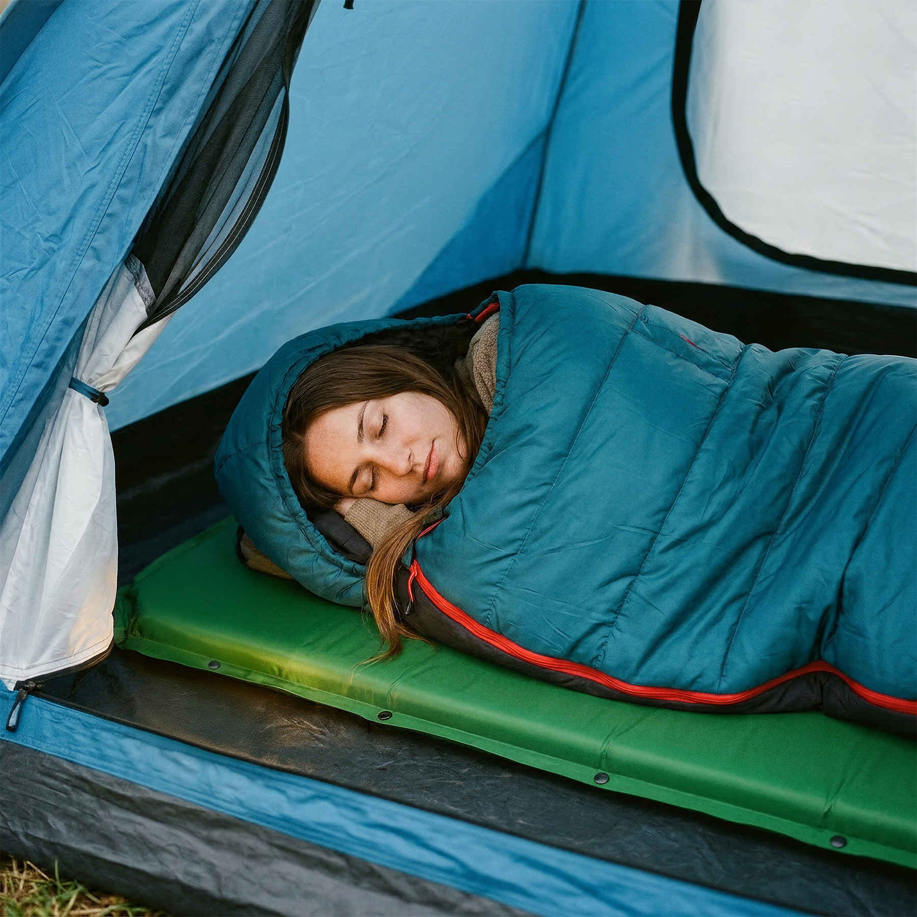 Samonafukovací karimatka NILS Camp NC4050 zelená