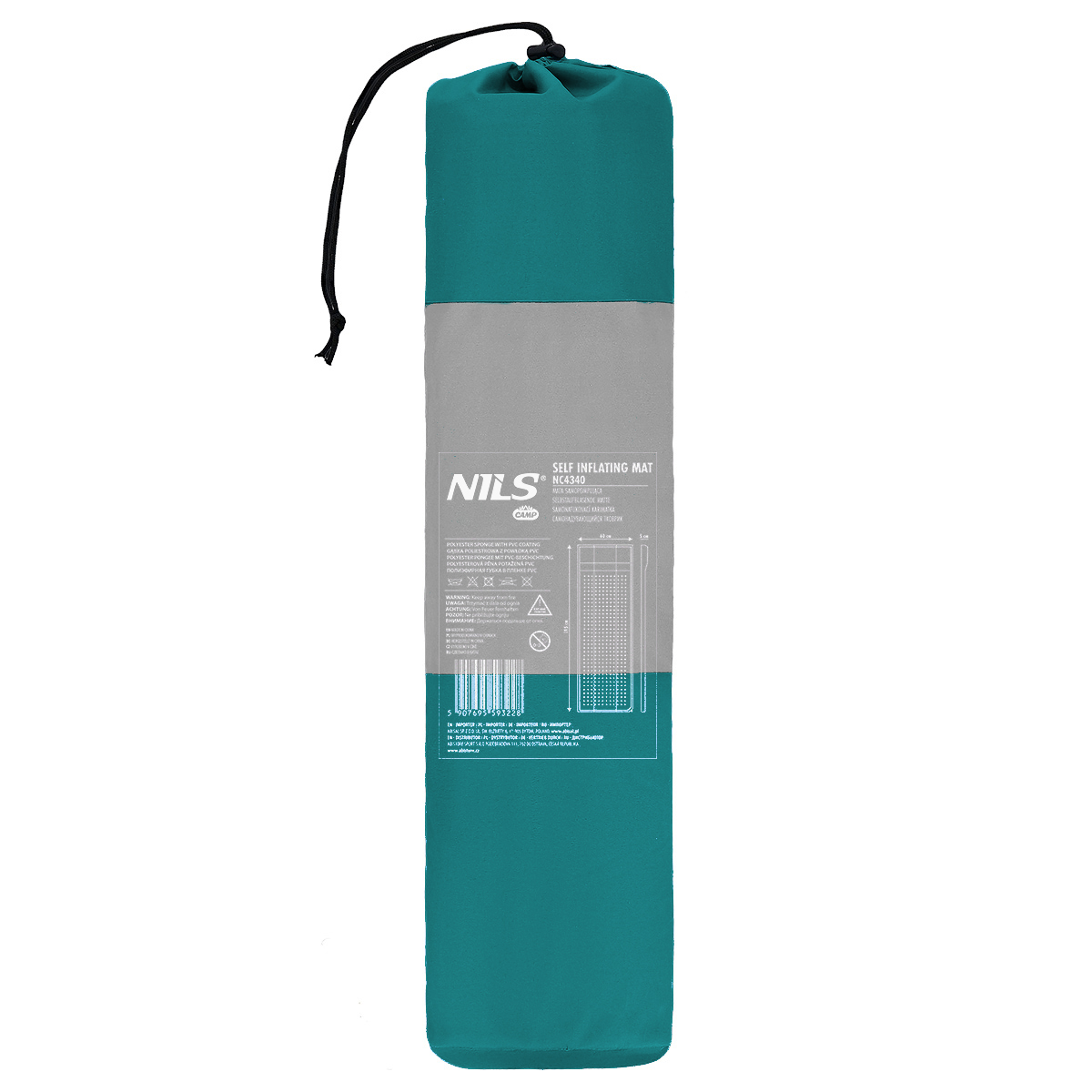 Samonafukovací karimatka NILS Camp NC4340 zelená