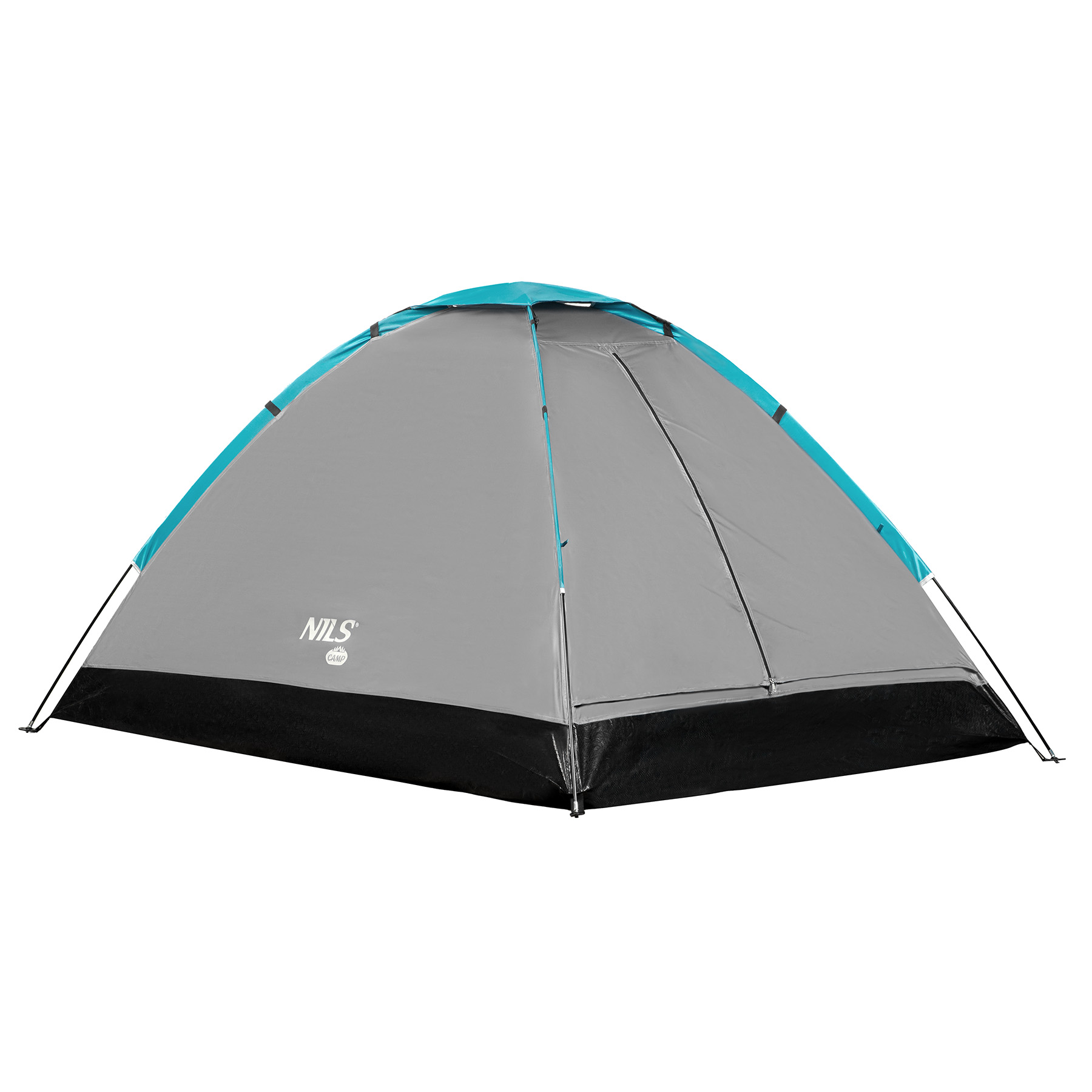Turistický stan NILS Camp NC3021 šedý
