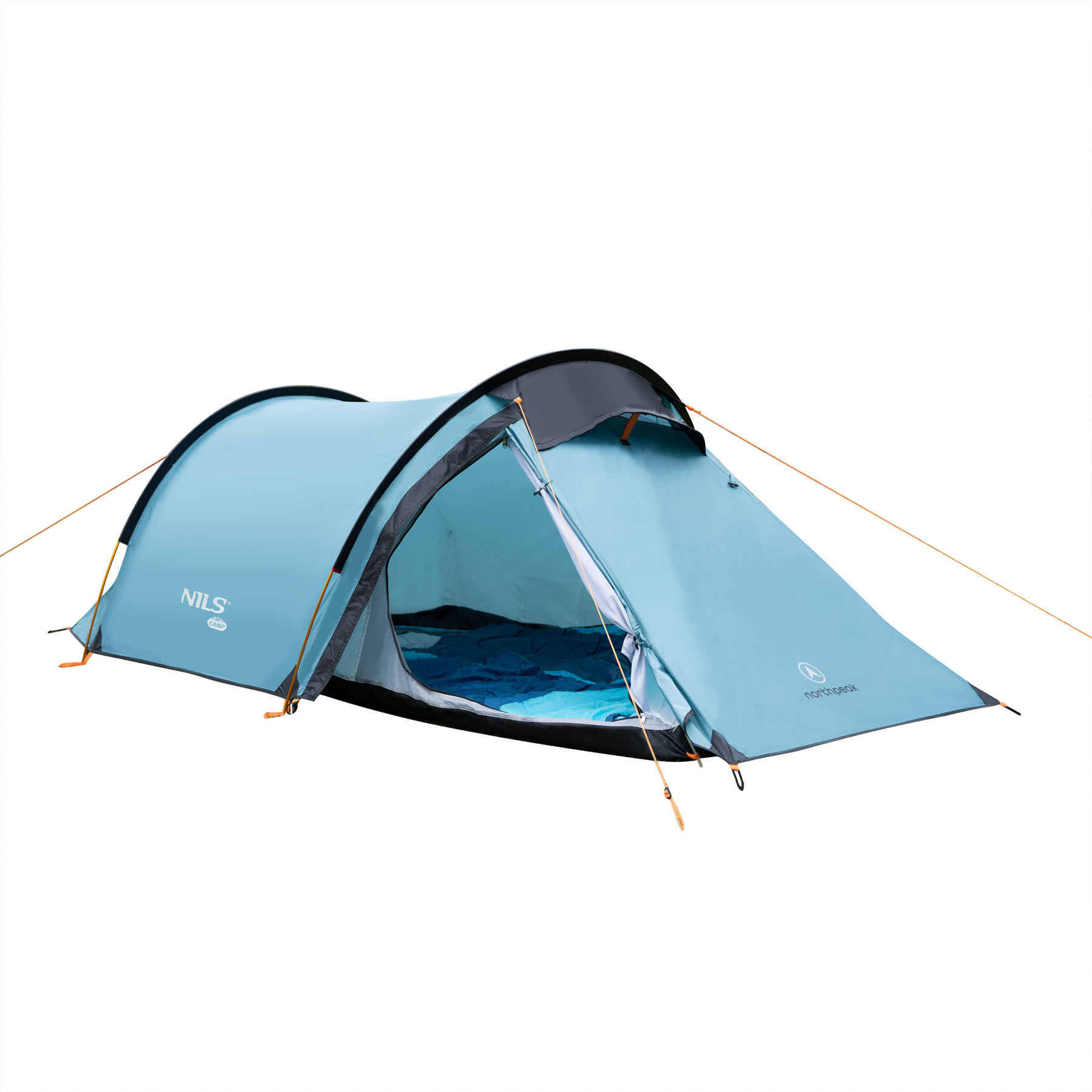 Turistický stan NILS Camp NC6003 North Peak modrý