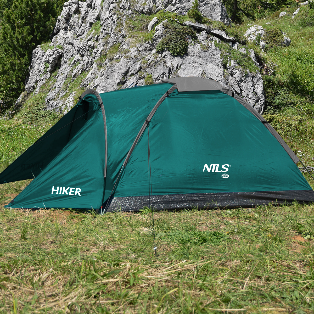 Turistický stan NILS Camp NC6010 Hiker zelený