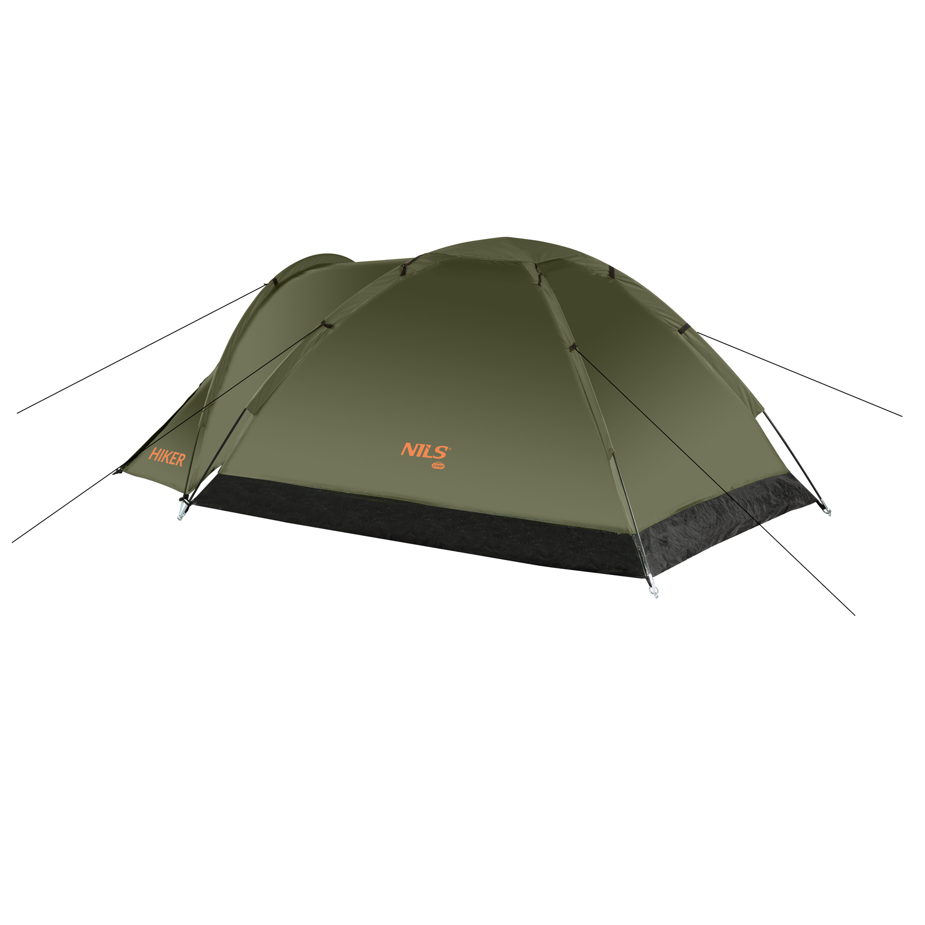Turistický stan NILS Camp NC6010 Hiker khaki