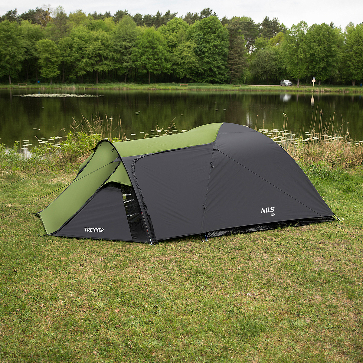 Turistický stan NILS Camp NC6012 Trekker zelený