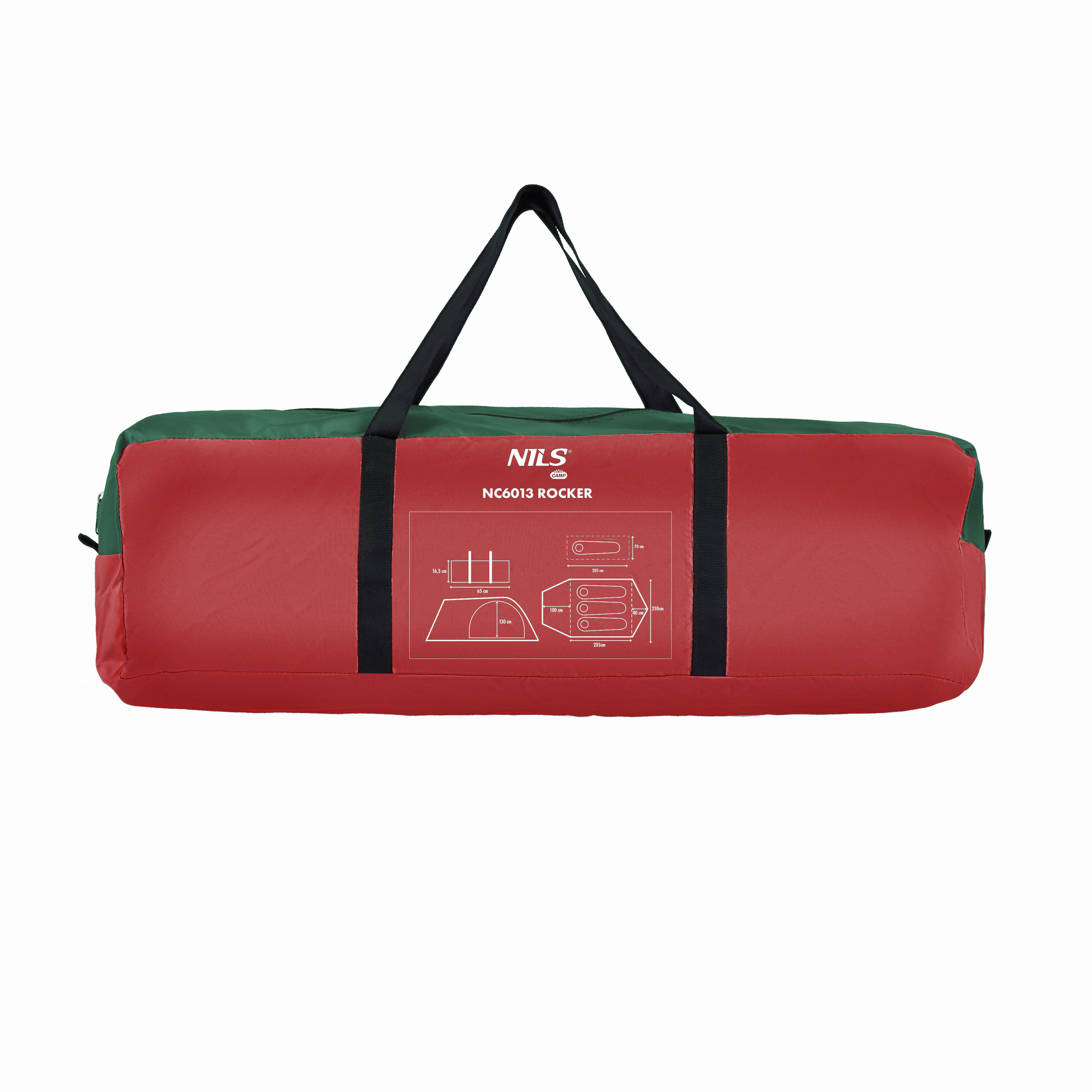 Turistický stan NILS Camp NC6013 Rocker zelený
