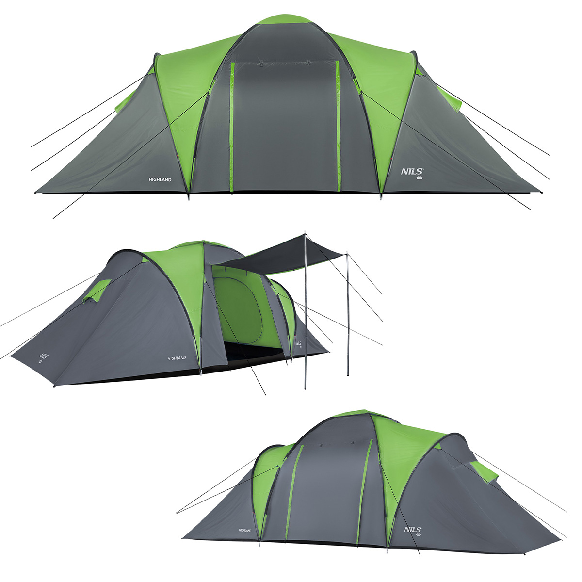 Rodinný stan NILS Camp NC6031 Highland zelený