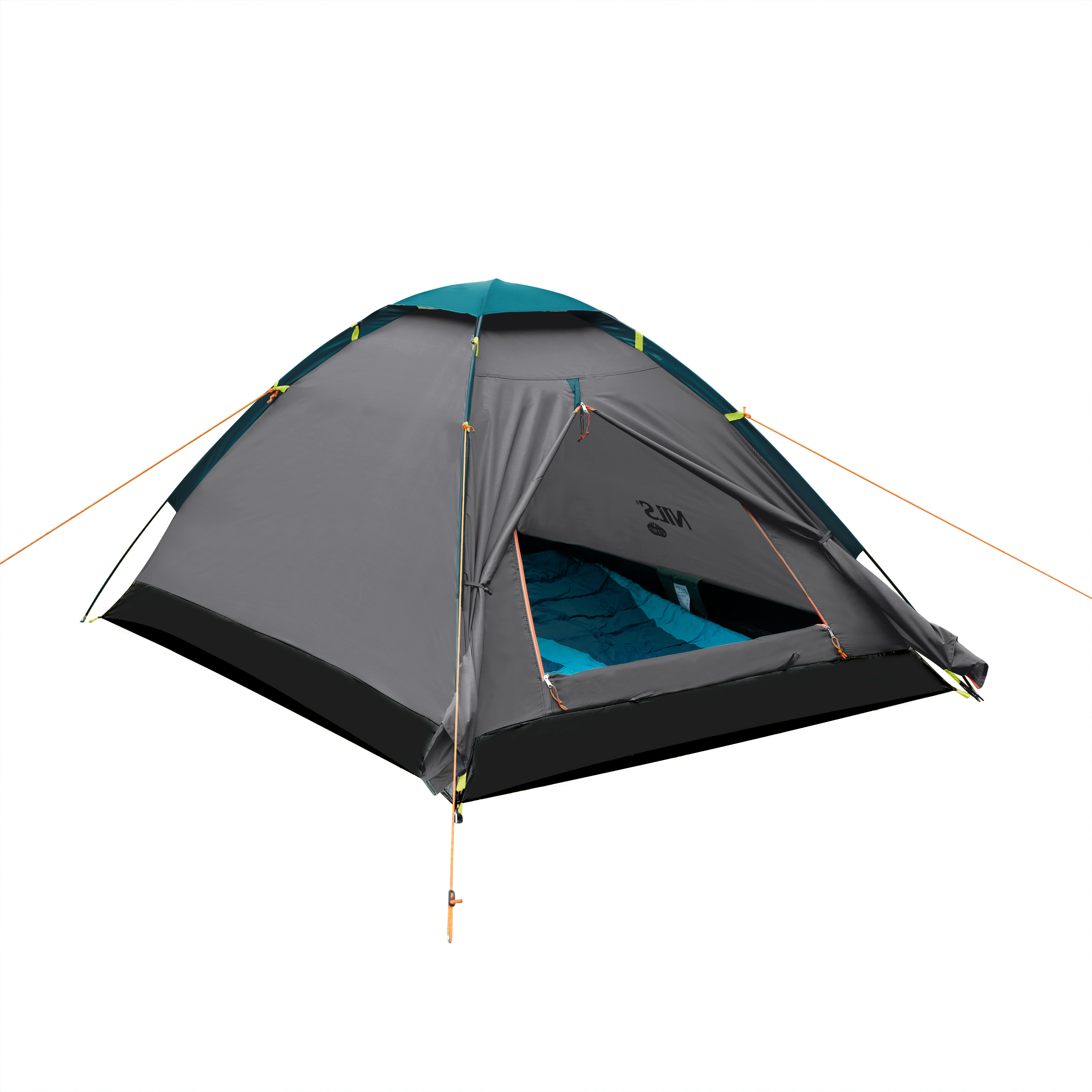 Turistický stan NILS Camp NC6033 Nightfall šedý/modrý