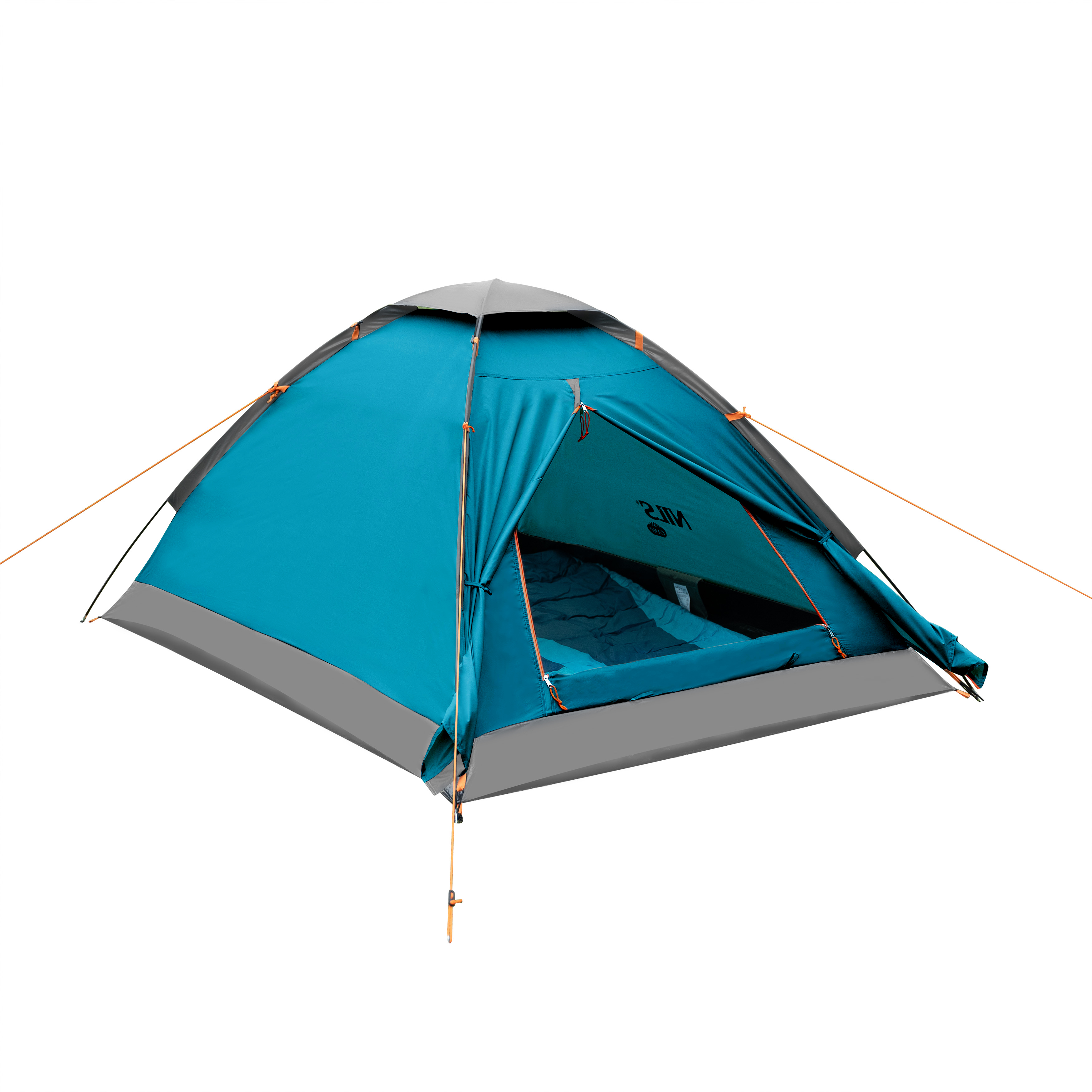 Turistický stan NILS Camp NC6033 Nightfall modrý/světle šedý