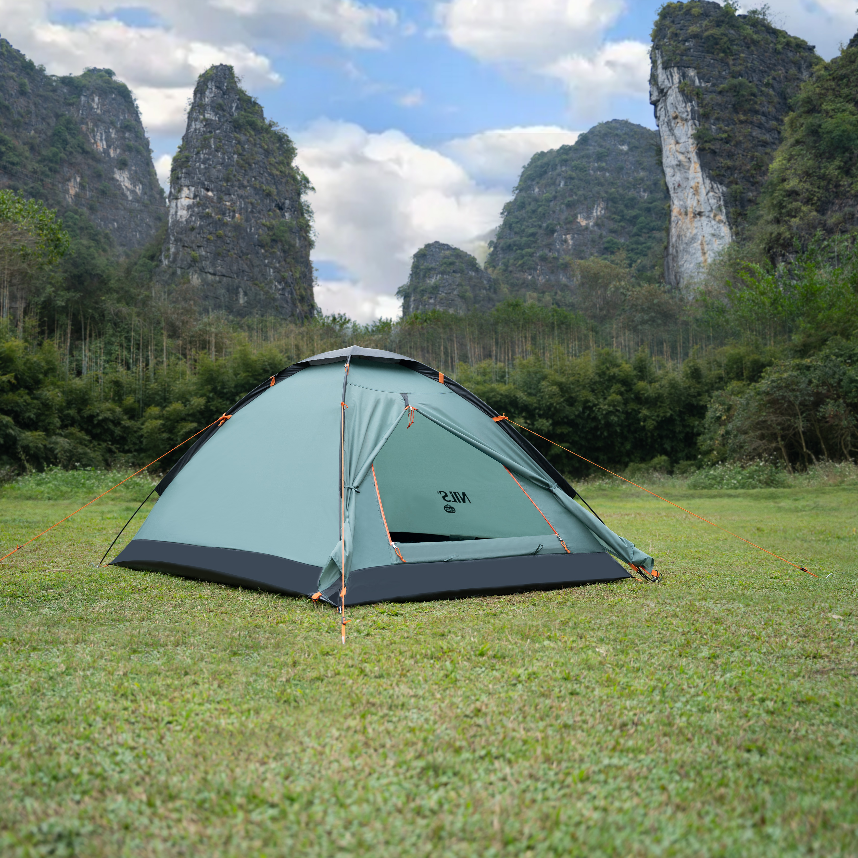 Turistický stan NILS Camp NC6033 Nightfall zelený