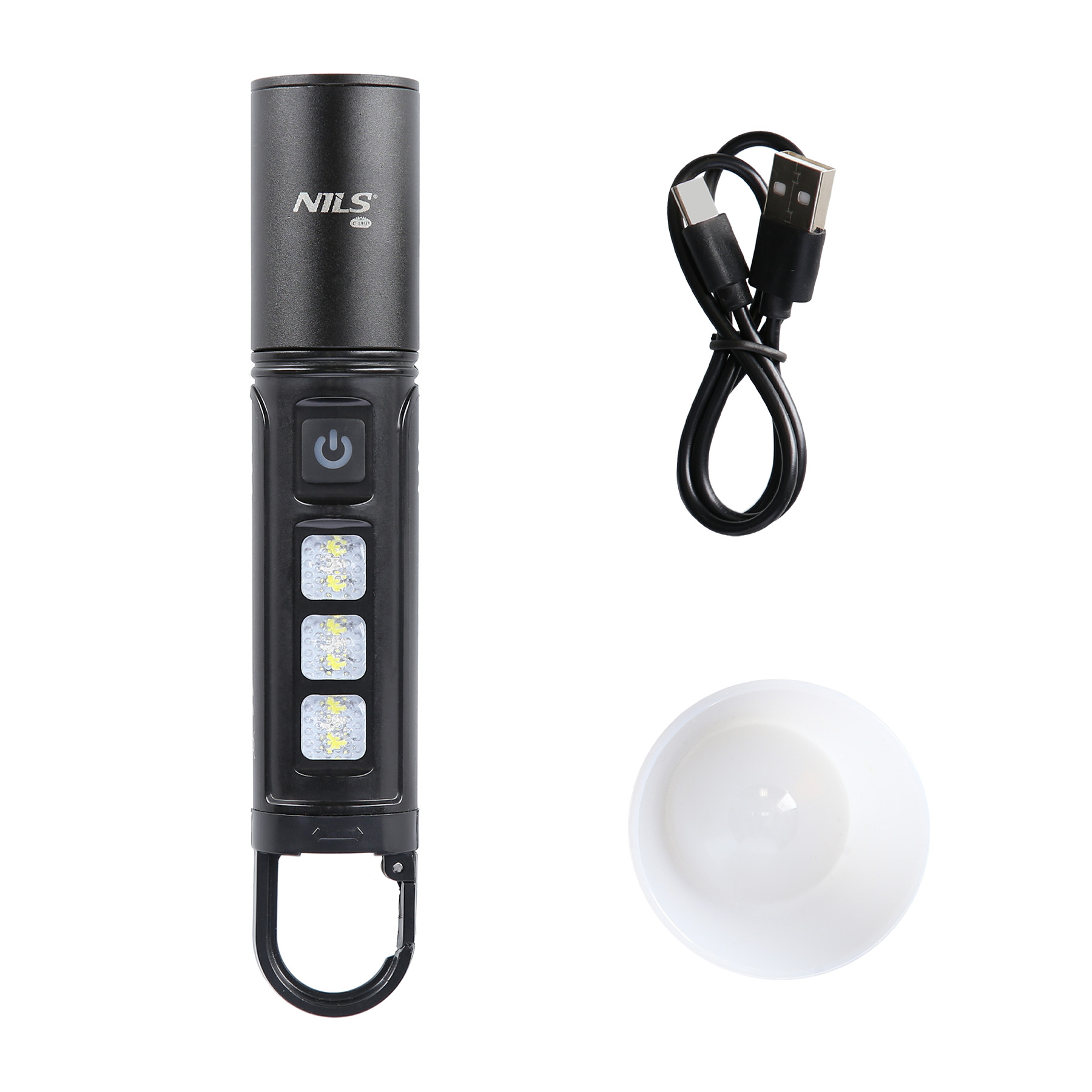 Multifunkční LED svítilna NILS Camp NC0003 800 lm