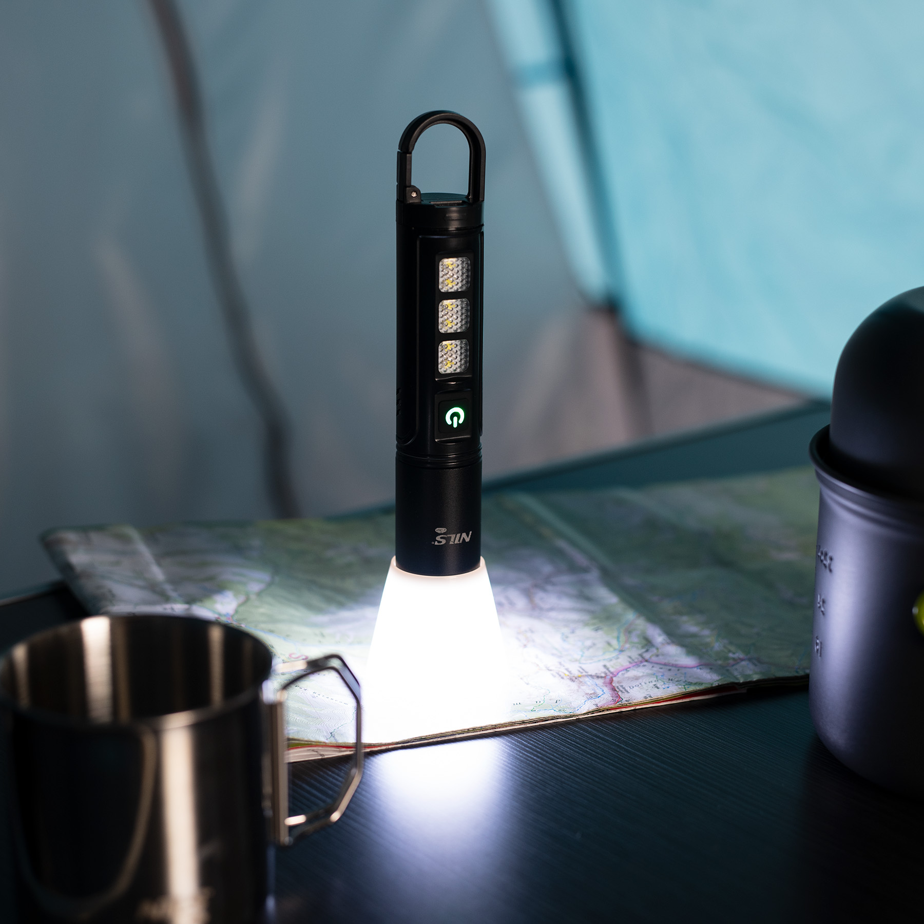 Multifunkční LED svítilna NILS Camp NC0003 800 lm